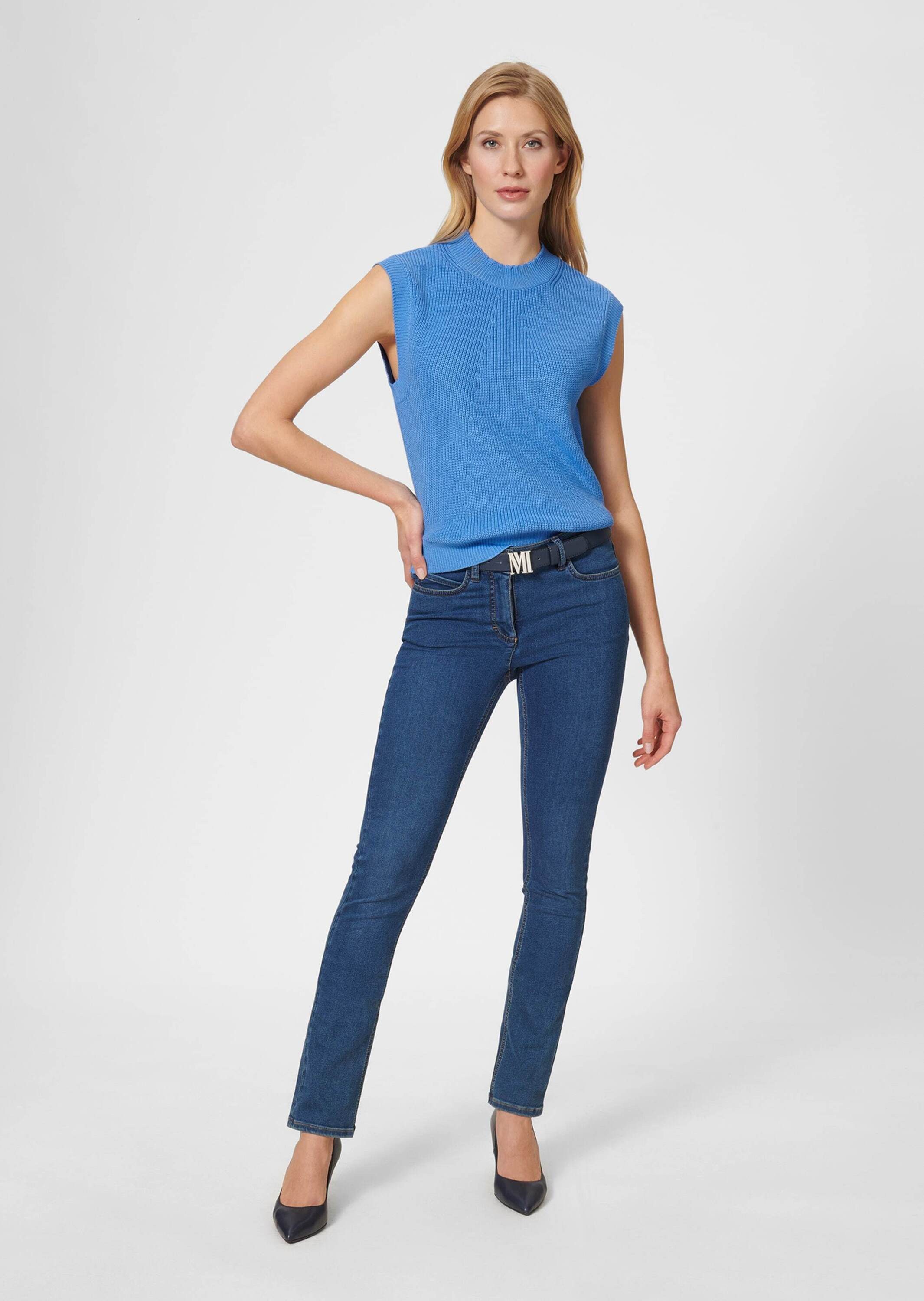 MADELEINE Strickpullover Pullunder mit Stehkragen günstig online kaufen