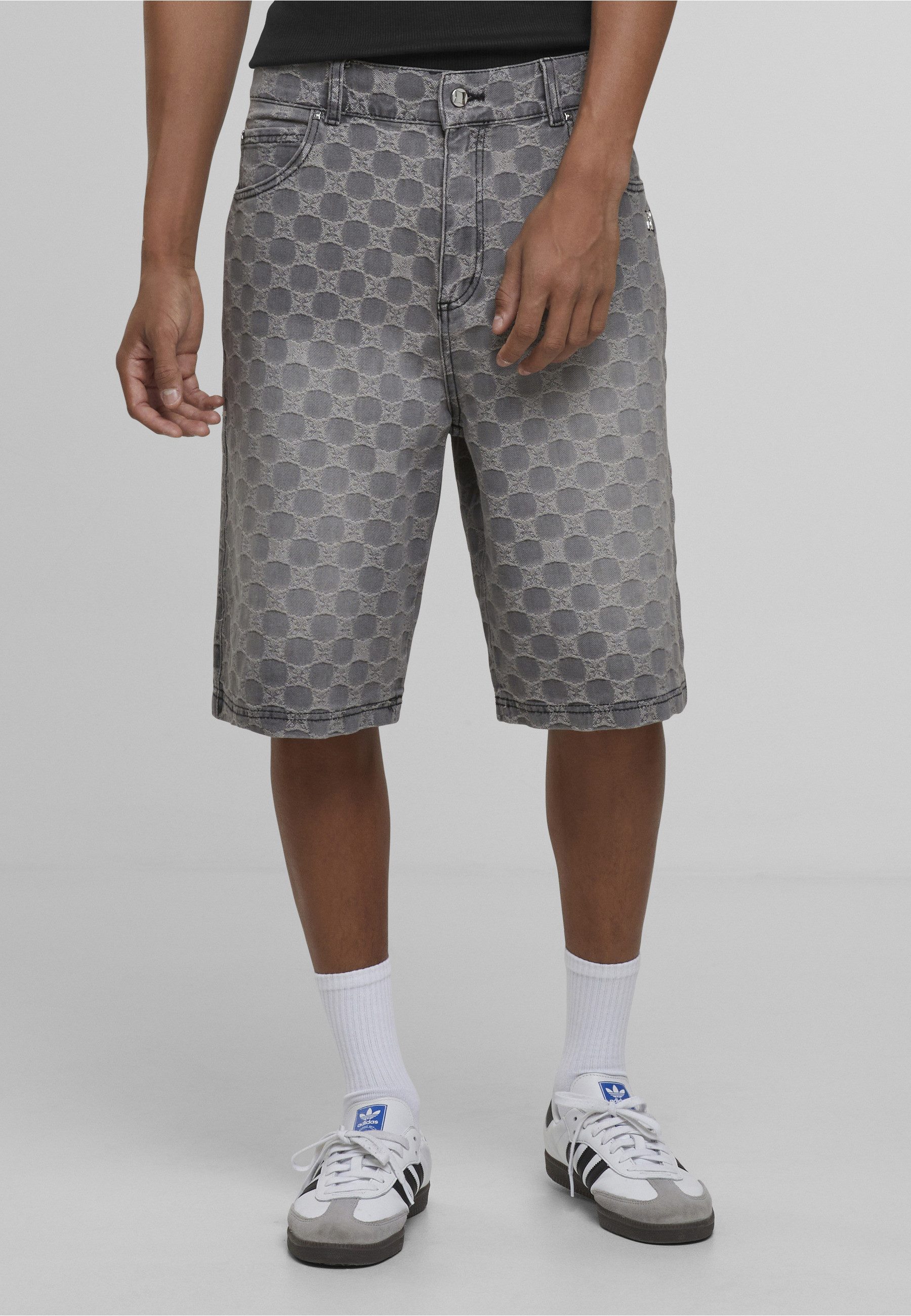 PEQUS Jeansbermudas PEQUS PEQUS Aether Monogram Denim Jorts