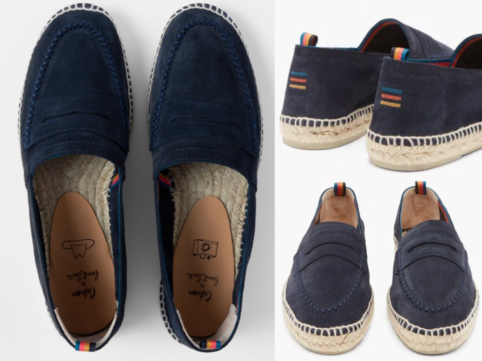 Paul Smith Paul Smith X Castaner Paul Artist Navy Suede 'Paul' Espadrilles Schuhe Sneaker