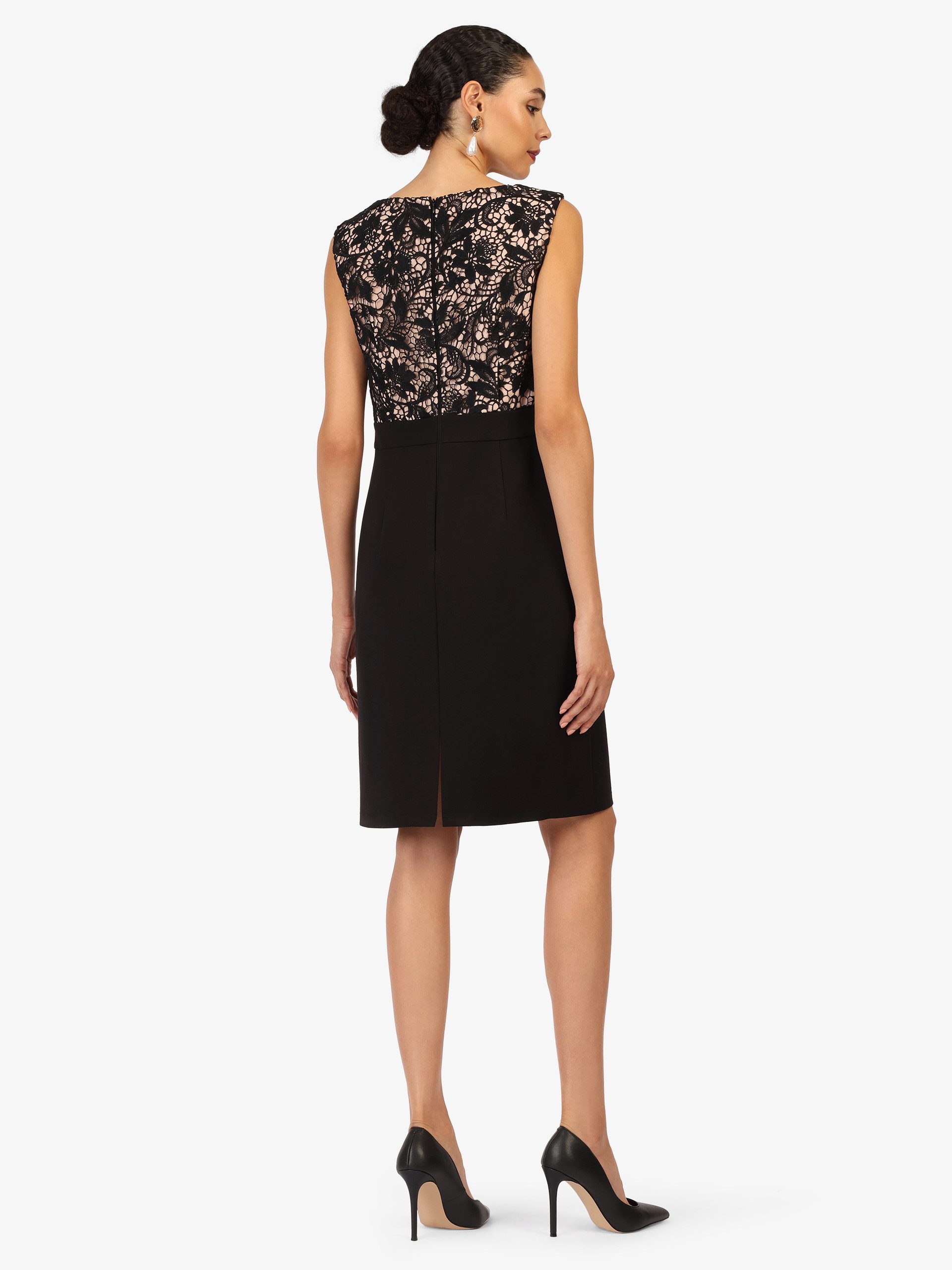 Kraimod Cocktailkleid mit floraler Spitzenoptik