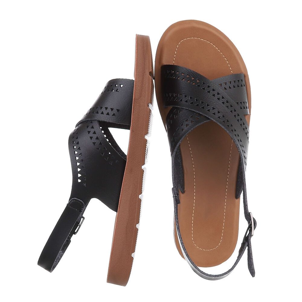 Ital-Design Damen Freizeit Riemchensandalette (86706888) Keilabsatz/Wedge günstig online kaufen