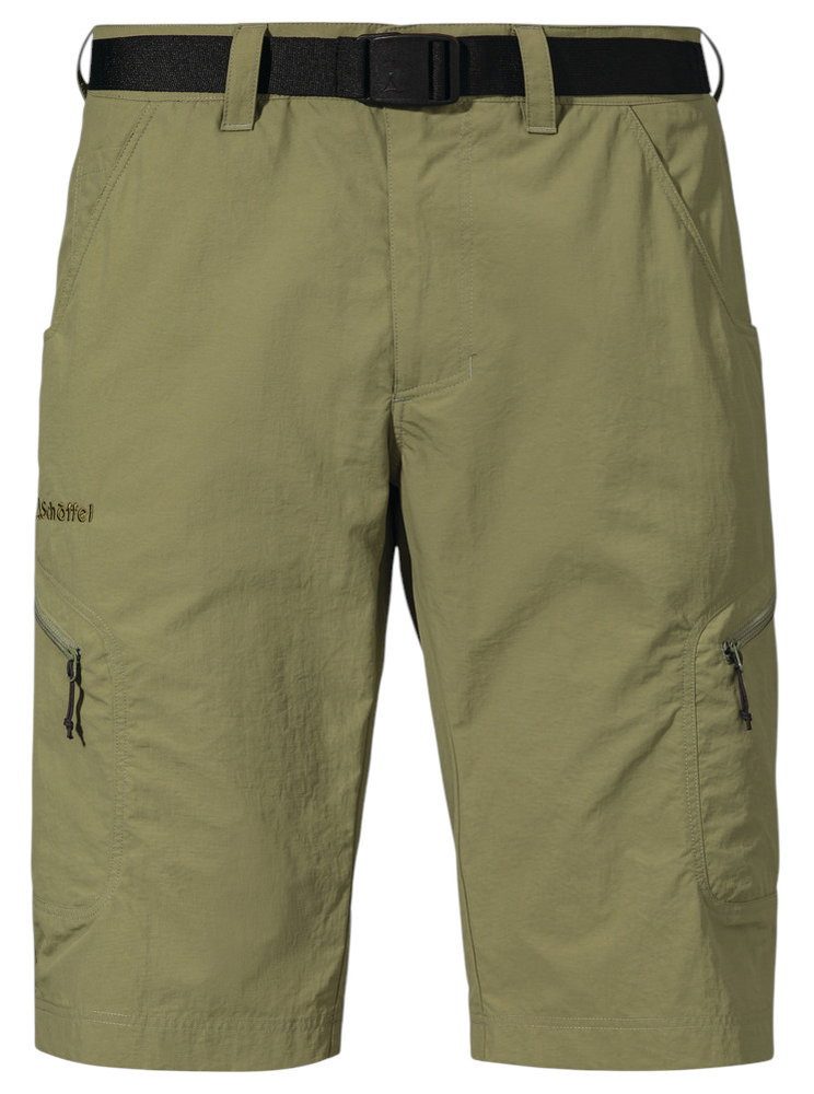 Schöffel Trekkinghose Reise-Wanderhose Silvaplana2 (UV-Schutz) kurz olivegrün Herren