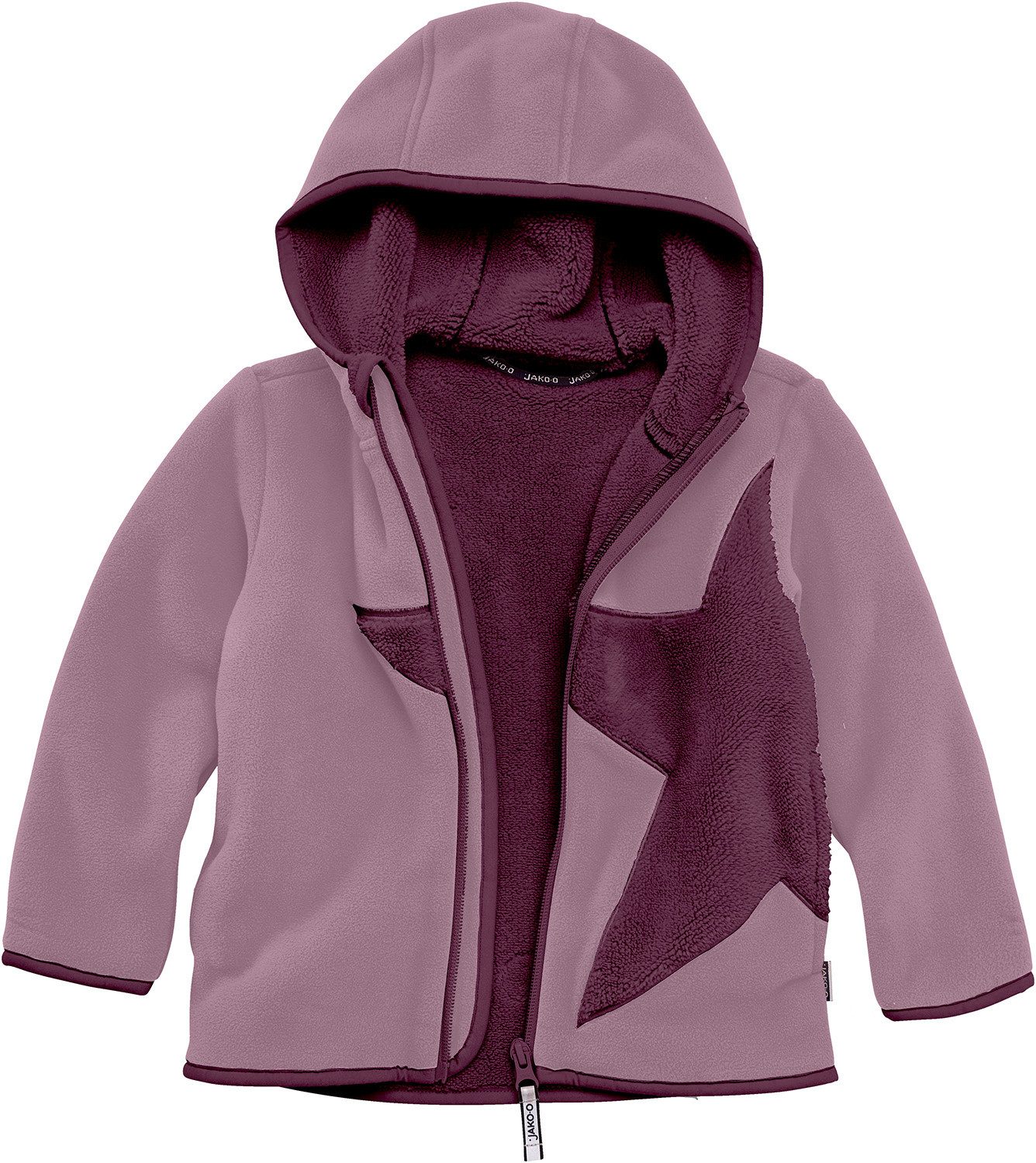 JAKO-O Fleecejacke JAKO-O Kinder Kuschelfleece Jacke Stern – Bild 2 von 5