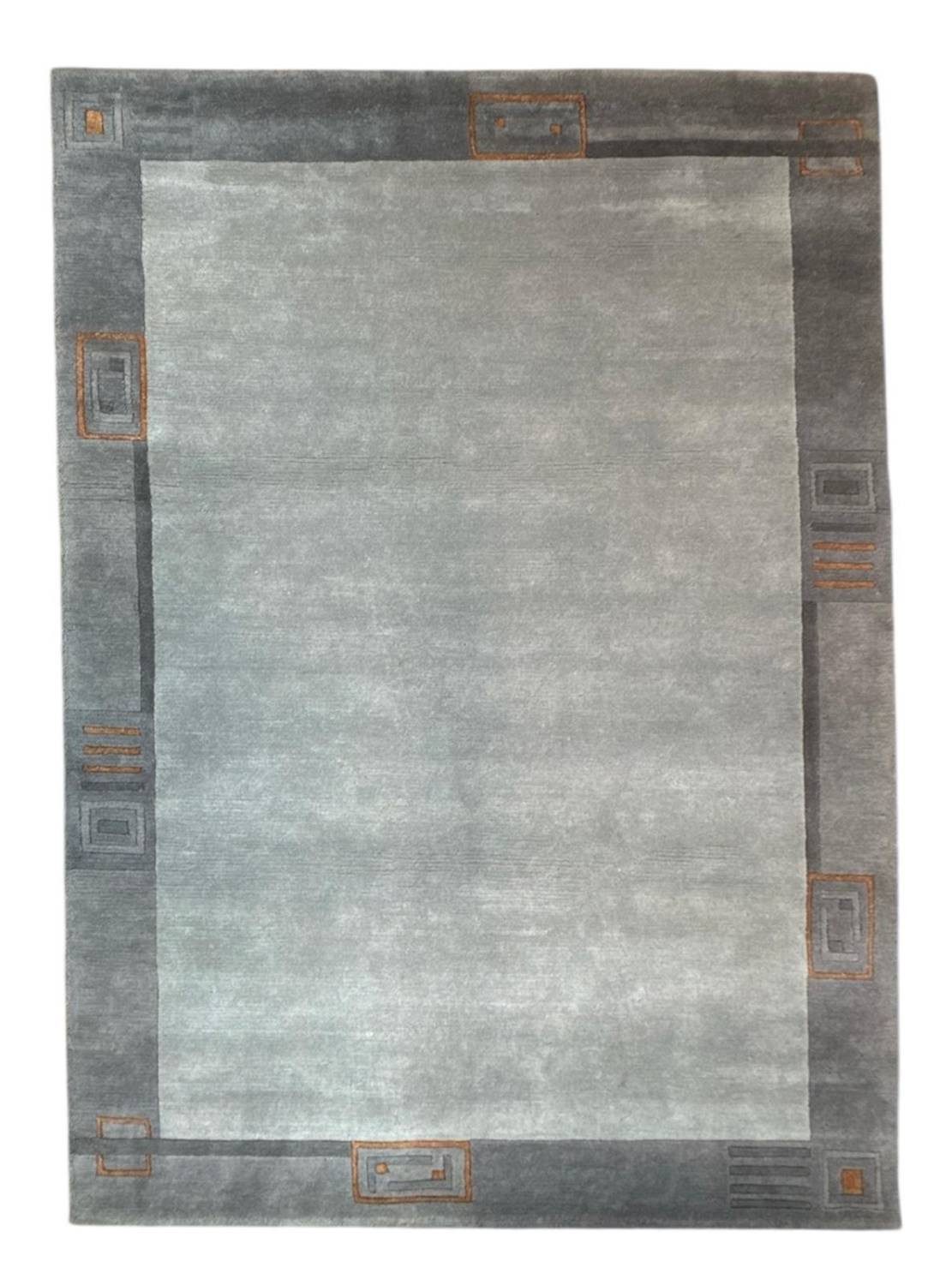 Rug Studios Teppich VENUS NEPAL - HANDGEKNÜPFT MODERN, Rechteckig, Höhe: 20 mm, Handgeknüpft, 170 x 240 cm, Hellgrau