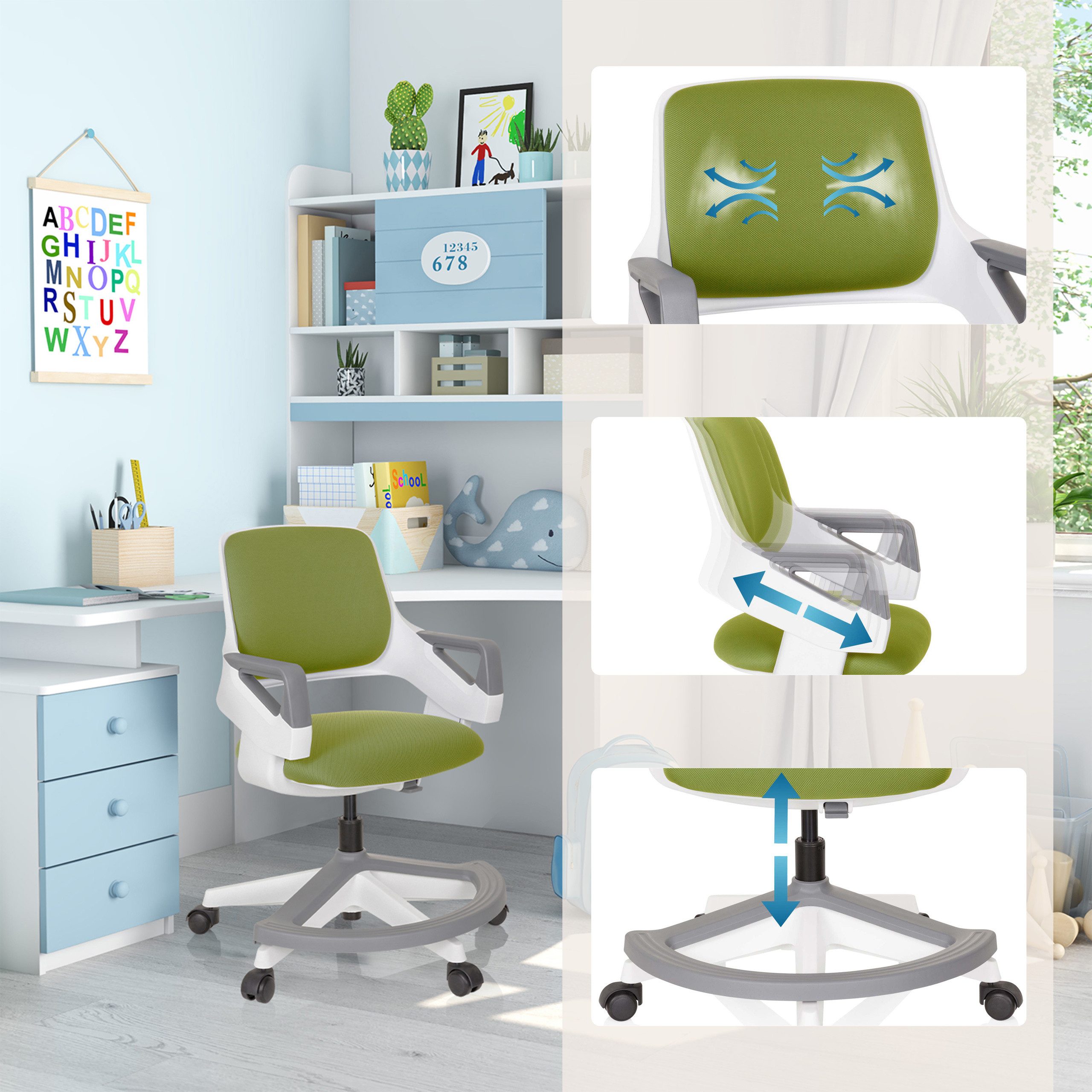 hjh OFFICE Drehstuhl Kinderdrehstuhl KID FLEX günstig online kaufen