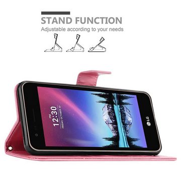 Cadorabo Handyhülle LG K4 2017 LG K4 2017, Klappbare Handy Schutzhülle - Hülle - mit Standfunktion und Kartenfach