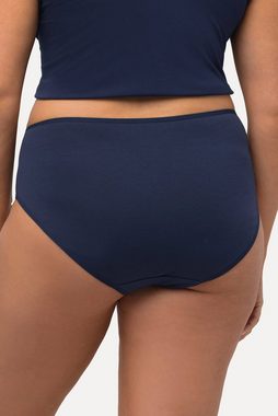 Ulla Popken Slip Midislips 6er-Pack Farbmix höher geschnitten