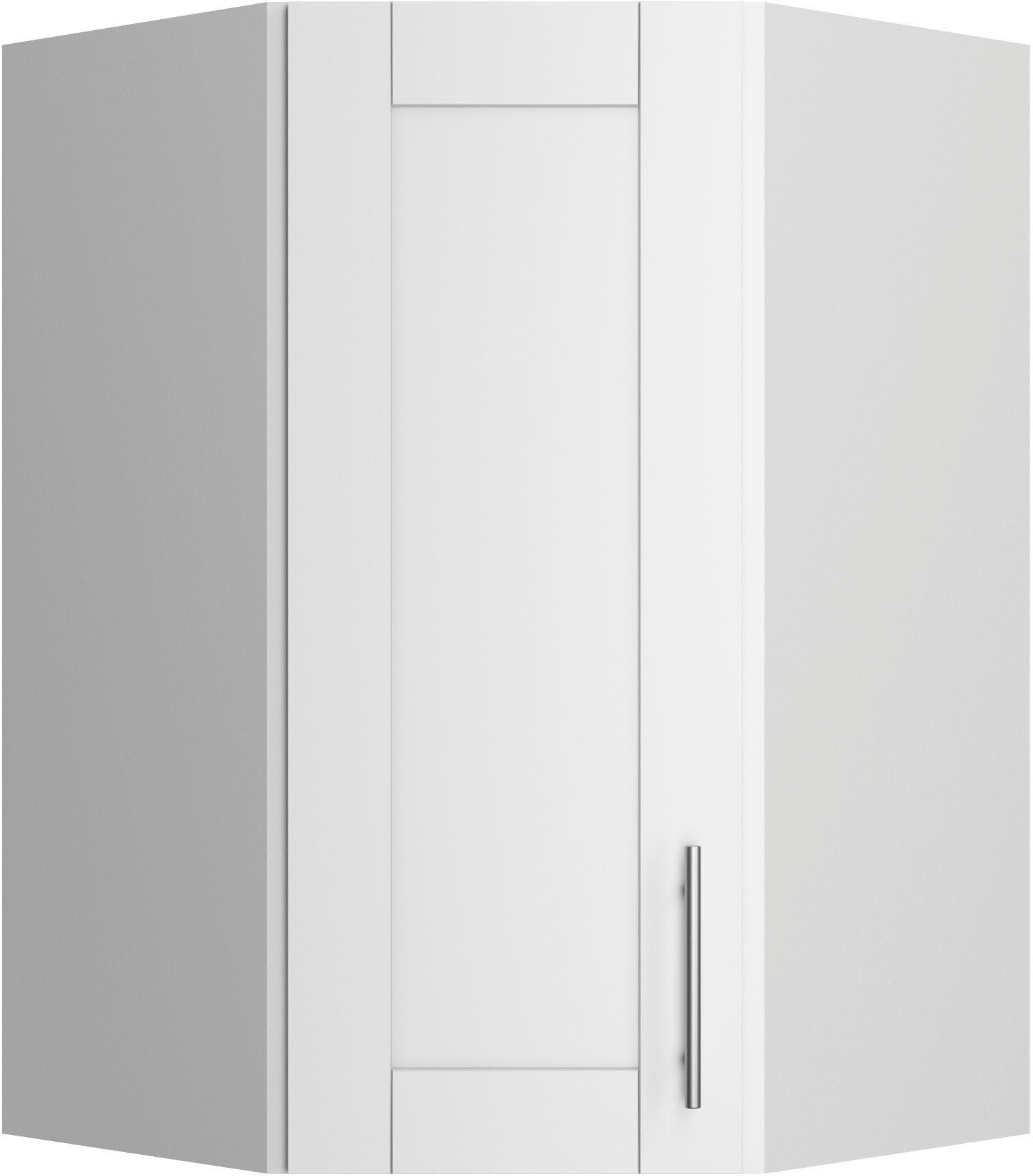 OPTIFIT Eckhängeschrank Ahus Breite 60 x 60cm, Maße (B/T/H):  60x60/34,9/89,6 cm