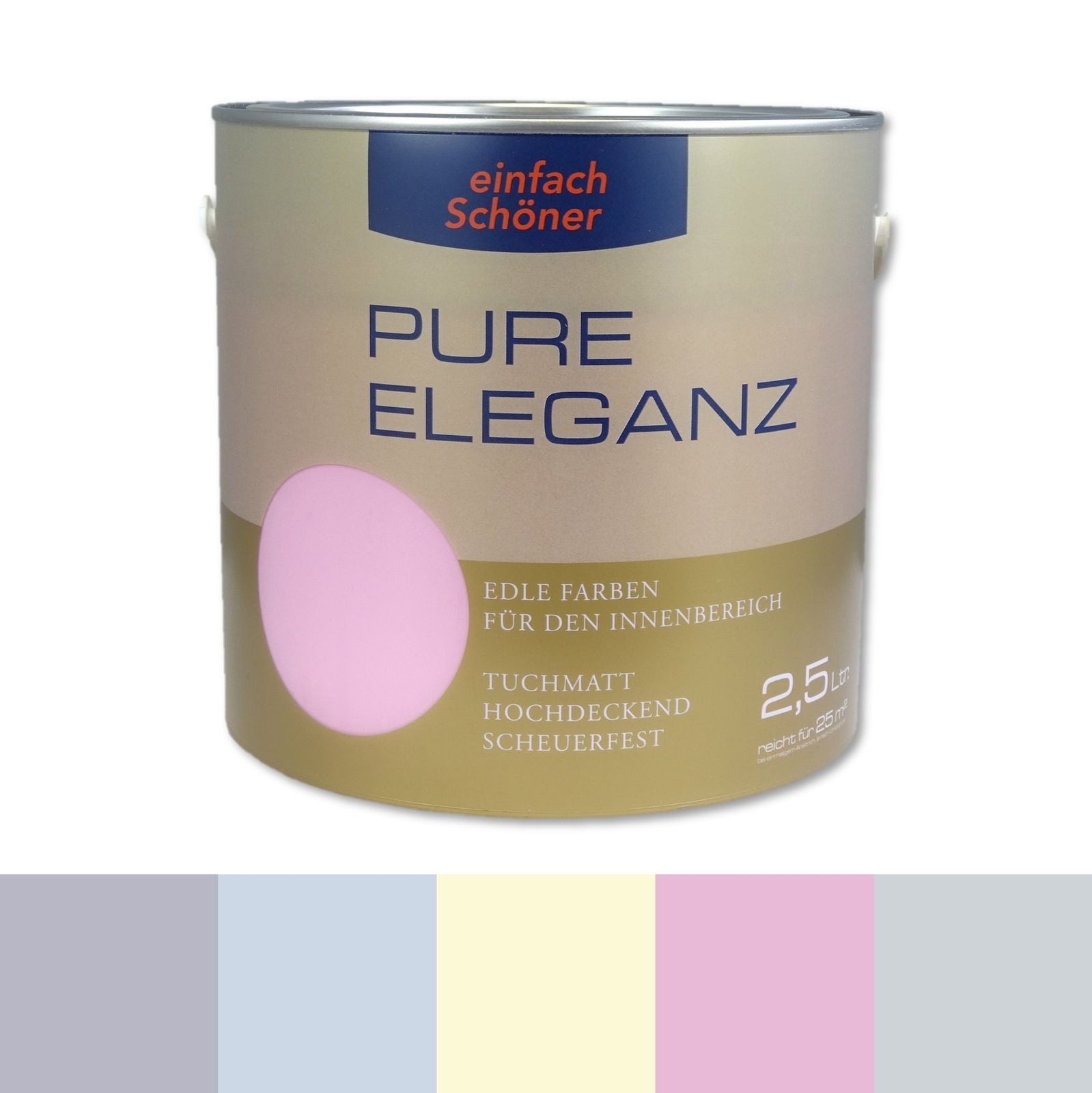 Wilckens Farben Wandfarbe Einfach Schöner Pure Eleganz Innenfarbe Wandfarbe tuchmatt 2,5 L