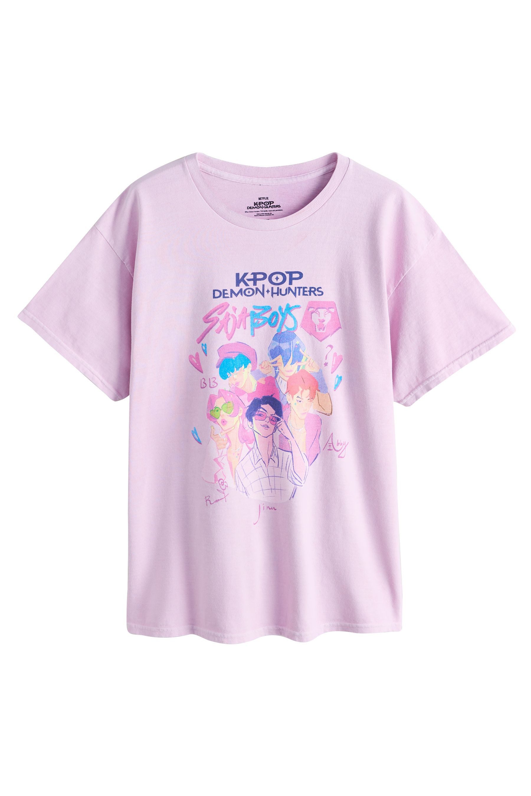 Next T-Shirt Baumwoll-T-Shirt mit Grafik, Kpop Demon Hunters (1-tlg) günstig online kaufen