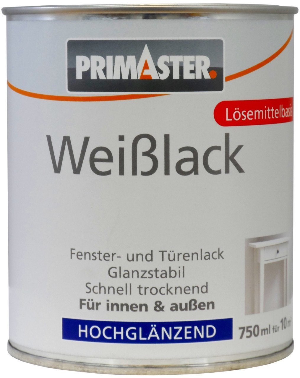 Weißlack Primaster Weißlack 750 ml hochglänzend