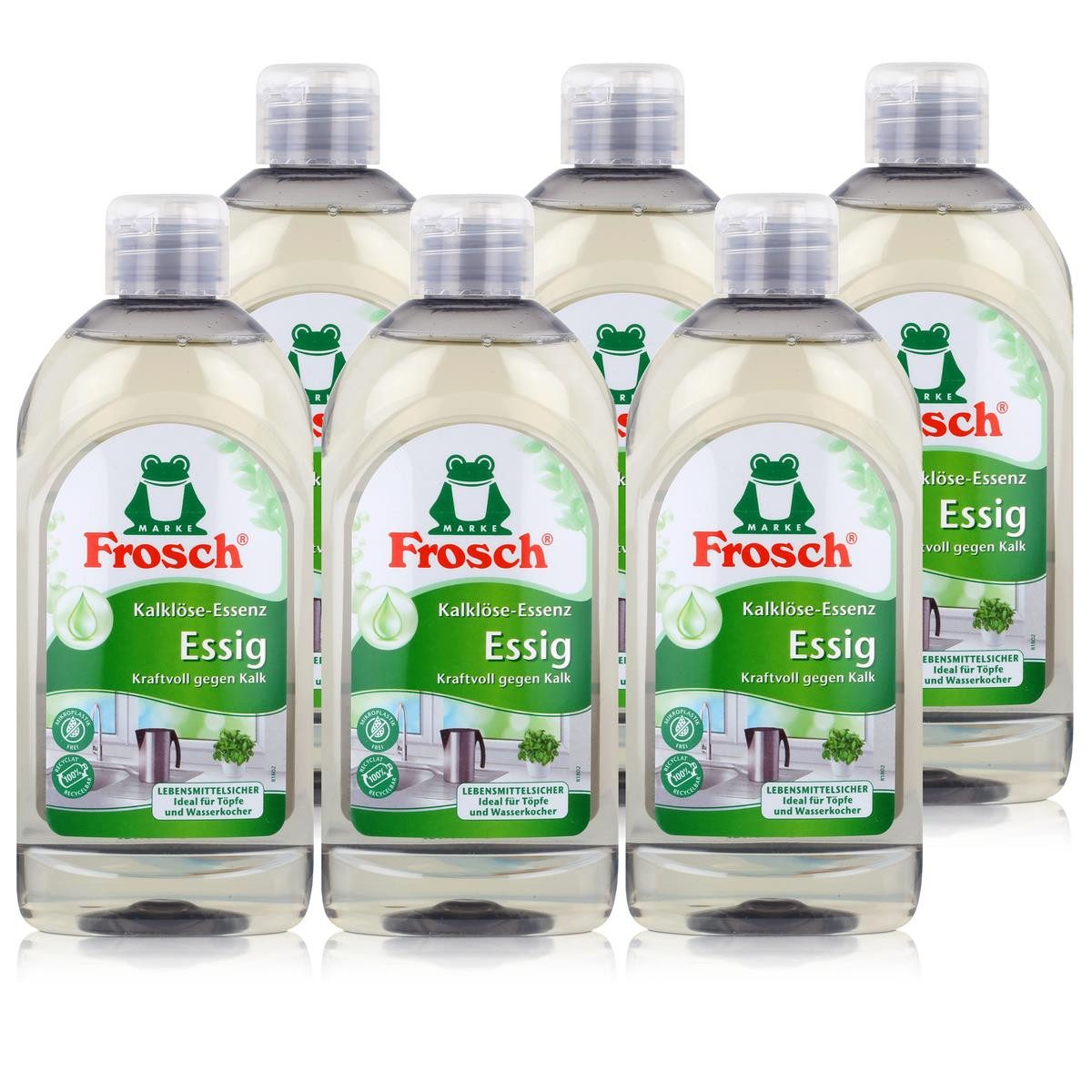 FROSCH 6x Frosch Essig Kalklöse-Essenz 300 ml Allzweckreiniger