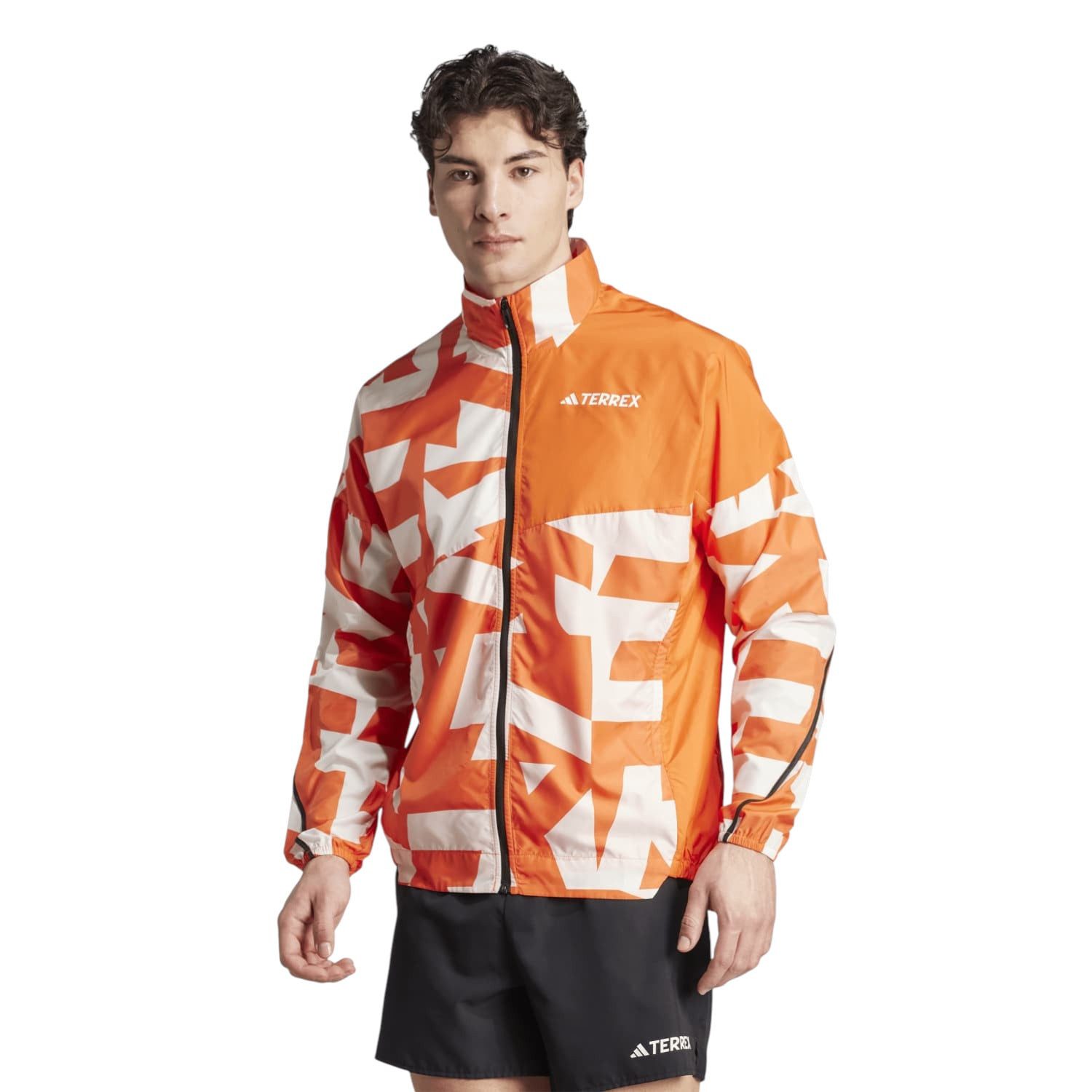 adidas Performance Laufjacke Trail-Windjacke Terrex Multi Printed orange/we günstig online kaufen
