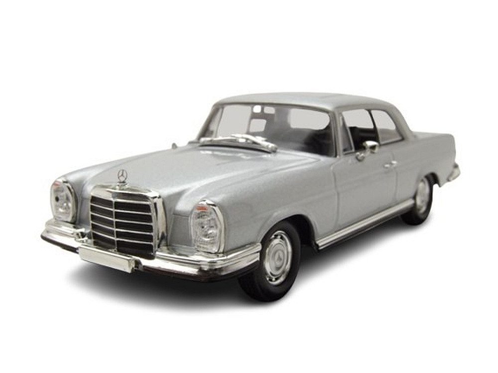 Maxichamps Modellauto Mercedes 280 SE 3.5 Coupe W111 1970 silber, Maßstab 1:43