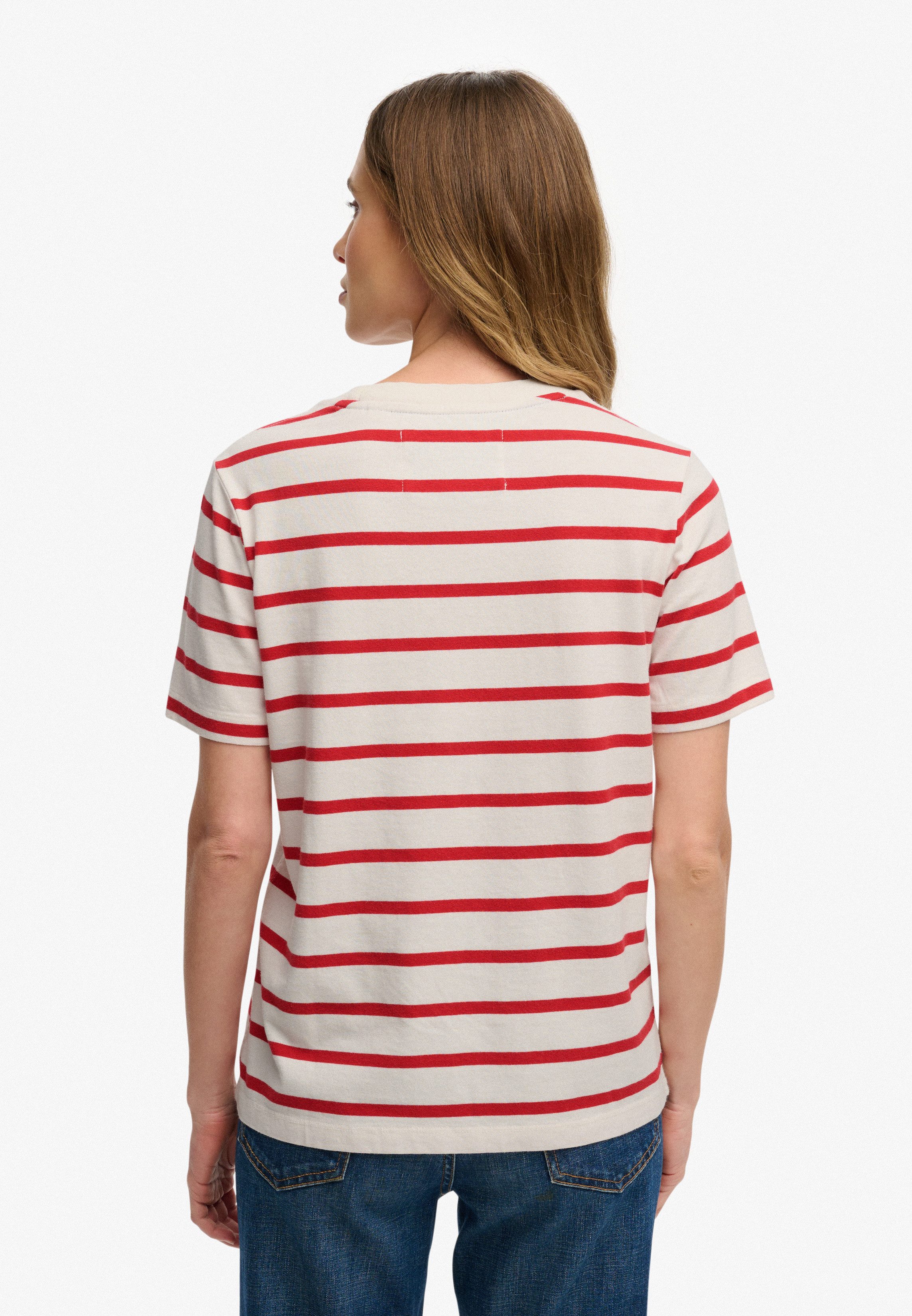Superdry Kurzarmshirt Heritage Hamptons Stripe Tee günstig online kaufen