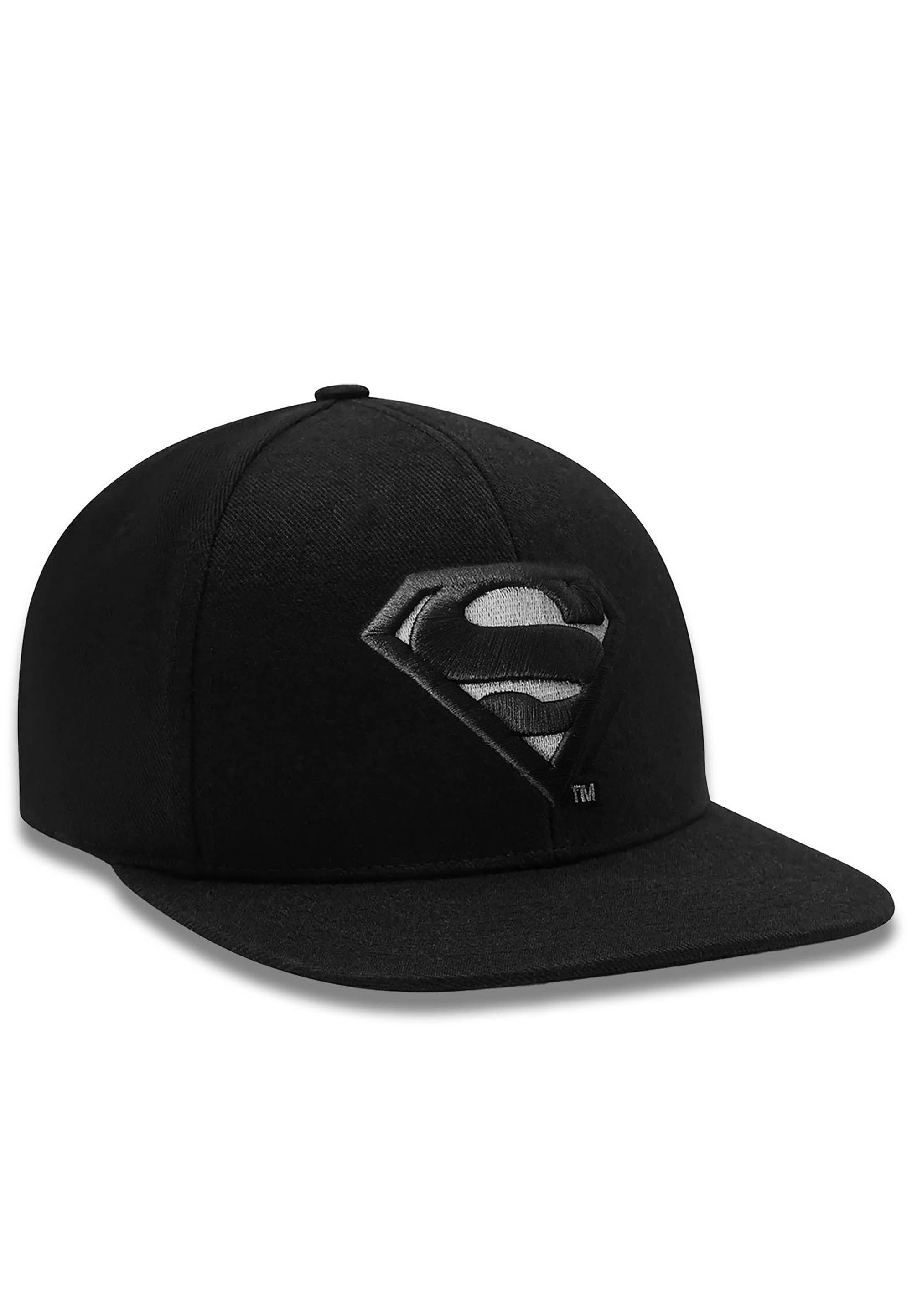 LOGOSHIRT Baseball Cap DC Superman Logo mit 3D-Relief-Effekt-Stickerei