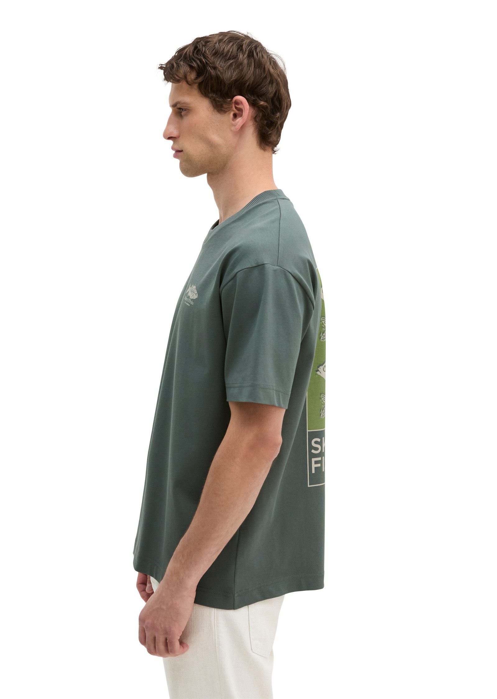 Marc O'Polo T-Shirt mit maritimem Rückenprint