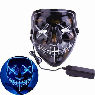 Goods+Gadgets Kostüm LED Purge Maske, Halloween Party Kostüm Verkleidung