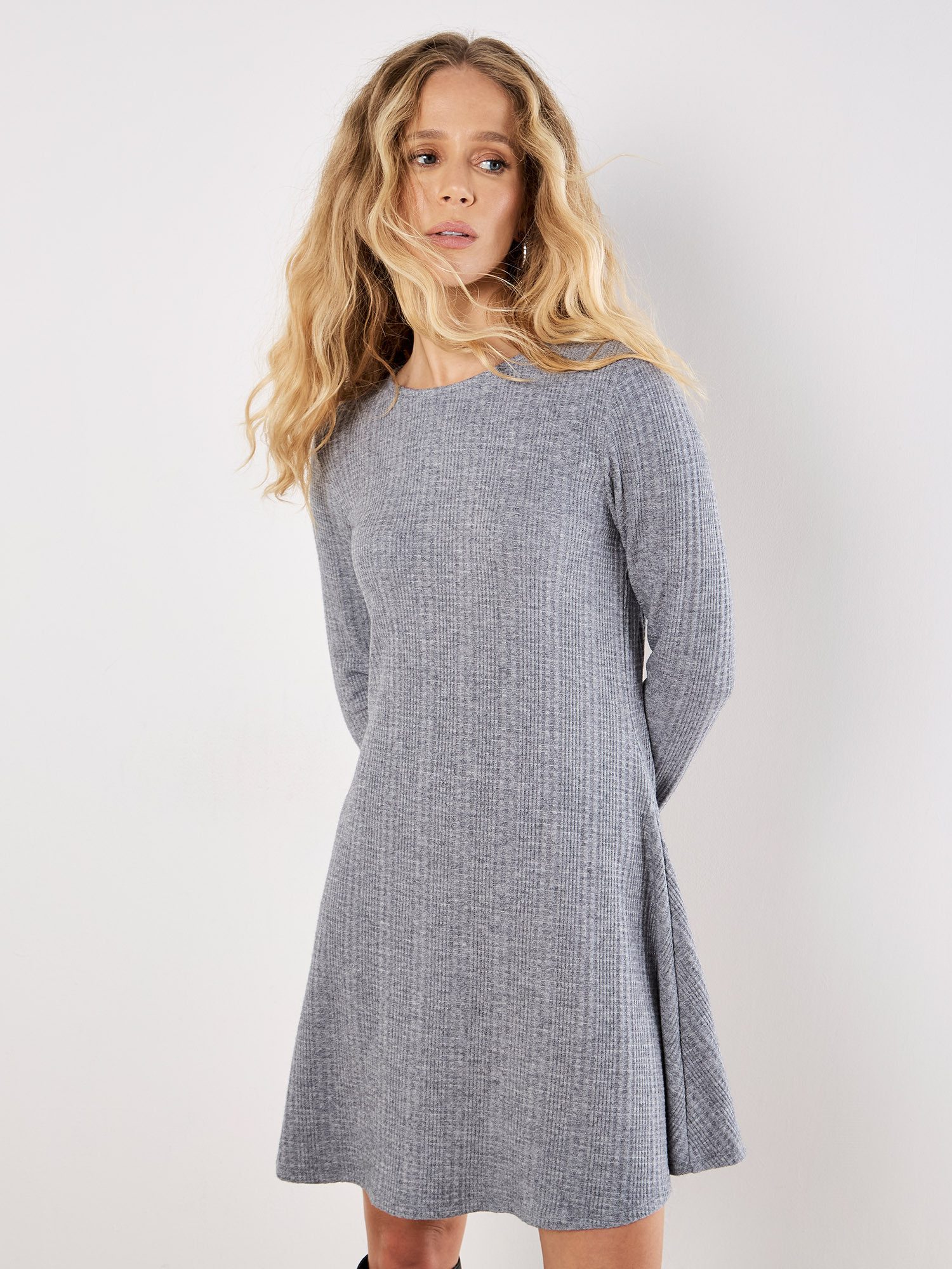 Apricot Minikleid Minikleid, mit Waffelmuster günstig online kaufen