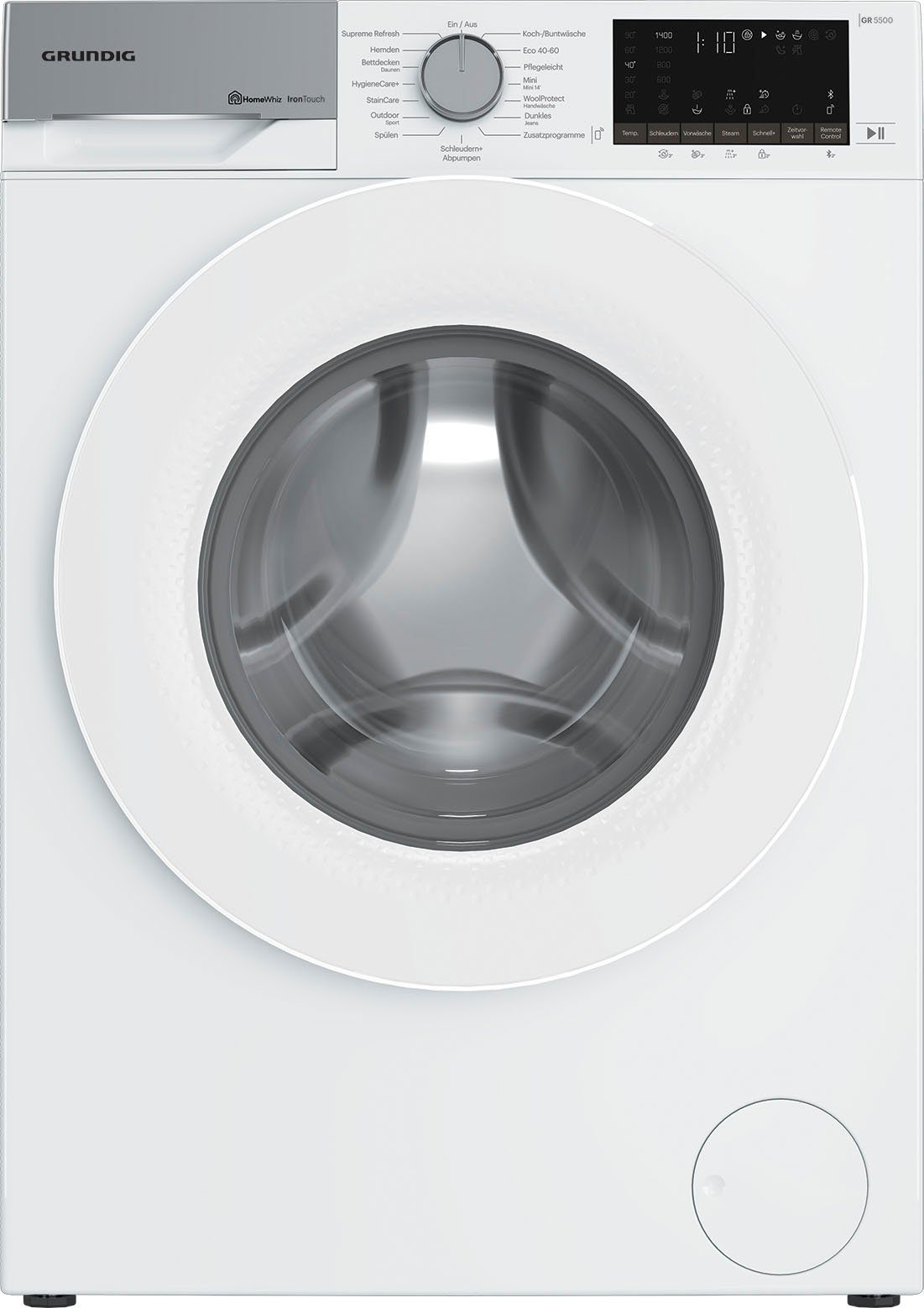 Grundig Waschmaschine GW5P59415W, 9 1400 U/min kg