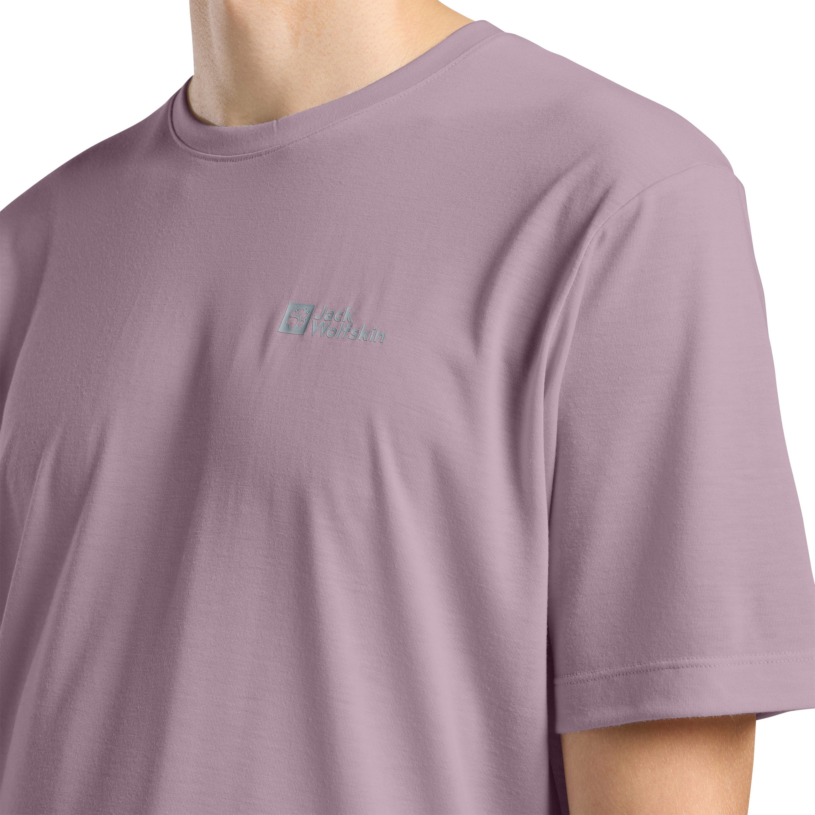 Jack Wolfskin Funktionsshirt VONNAN S/S T M feuchtigkeitsregulierend, atmungsaktiv, schnell trocknend
