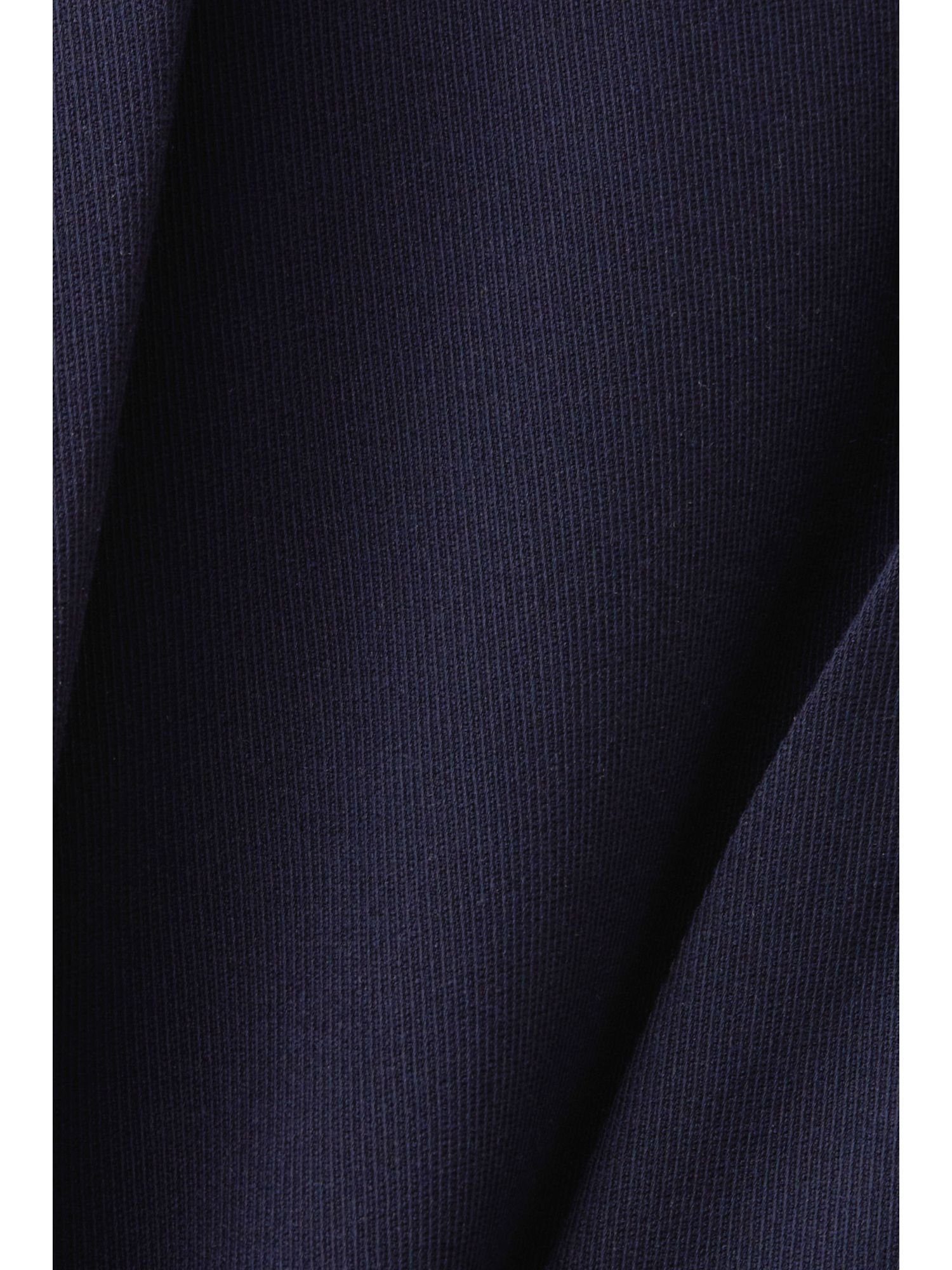 Esprit Collection Stretch-Hose Verkürzte Twillhose NAVY