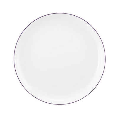 Seltmann Weiden Тарелка для завтрака Тарелка для завтрака rund 20 cm - Lido V4 violett 10865 - 1 Stück, (1 St), Porzellan, spülmaschinenfest, mikrowellengeeignet, Made in Germany