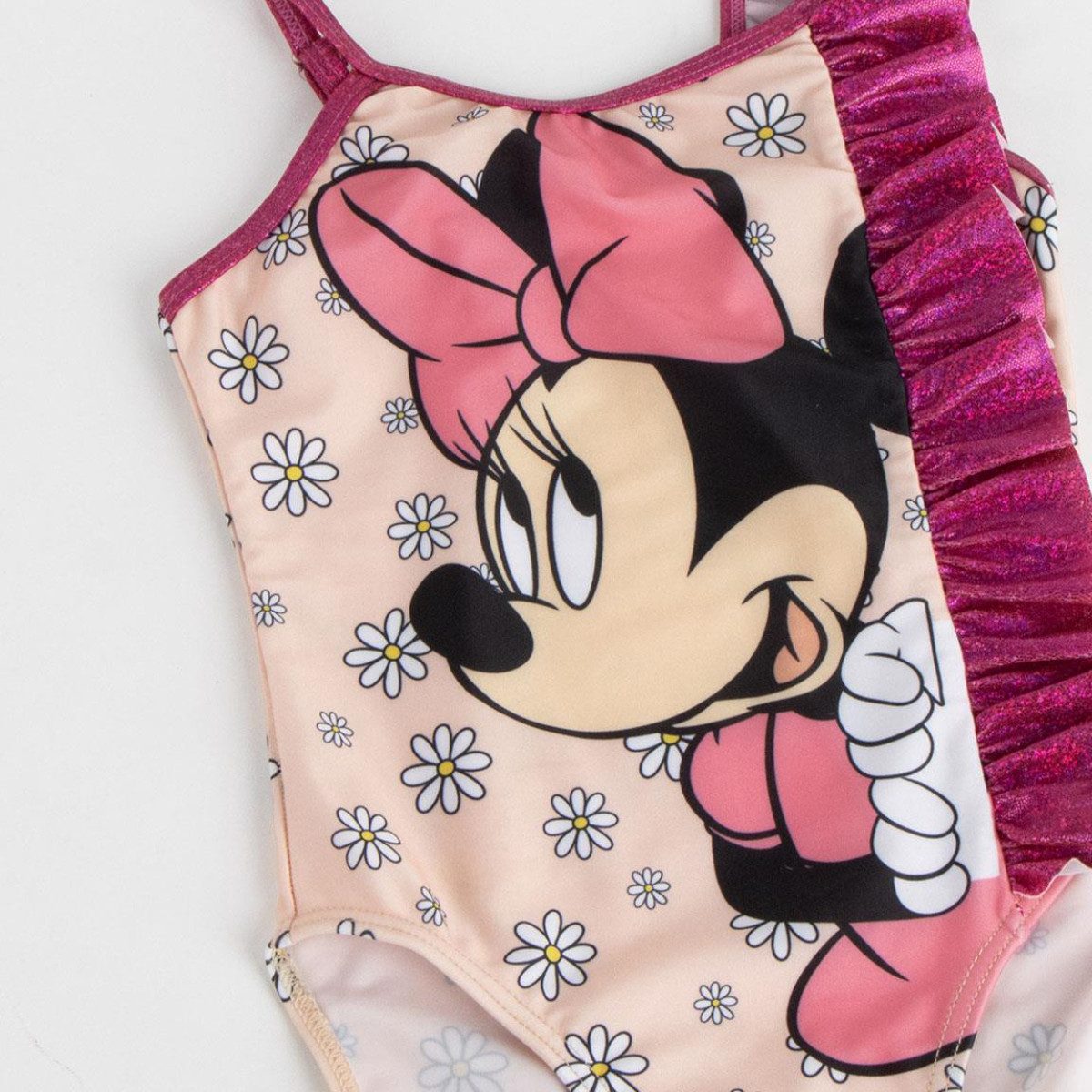 Disney Minnie Mouse Schwimmanzug Kinder Badeanzug aus Polyester Elastan
