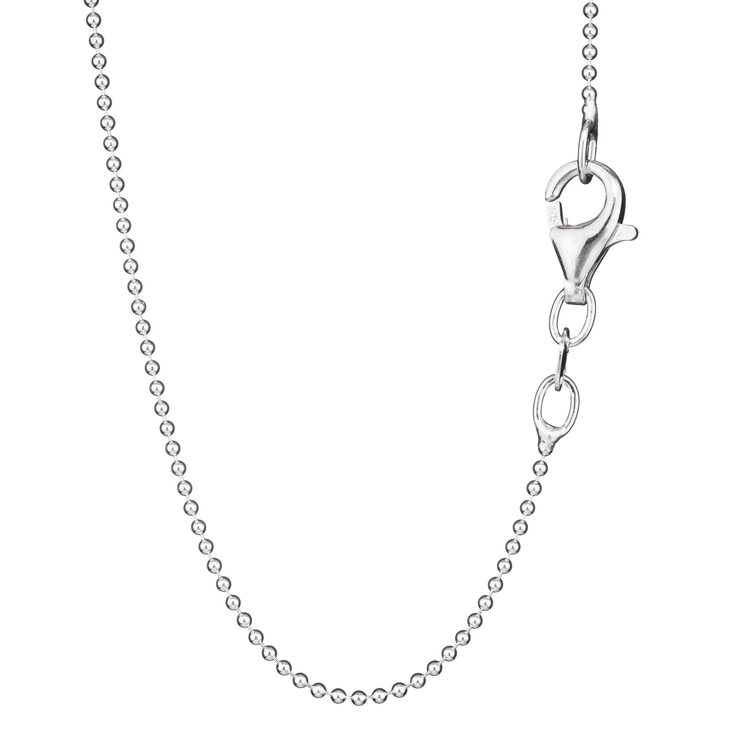 NKlaus Silberkette Collier 65cm Kugelkette rund günstig online kaufen