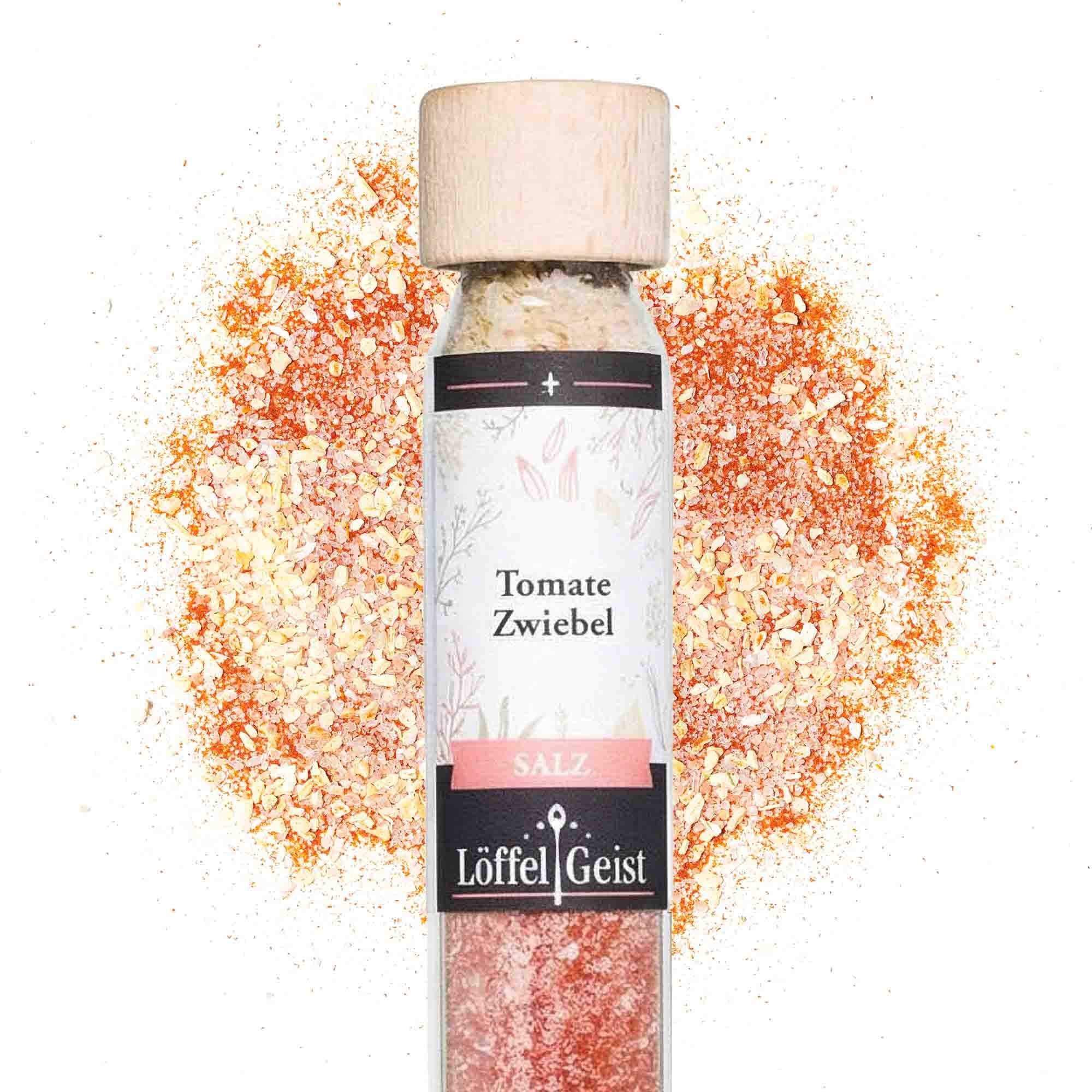 Löffelgeist Gewürz Tomate Zwiebel Salz(50g im praktischen Dosierglas)