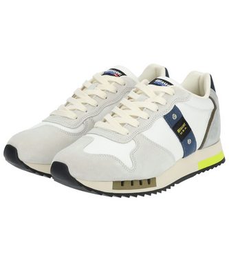 Blauer Sneaker Leder/Textil Sneaker