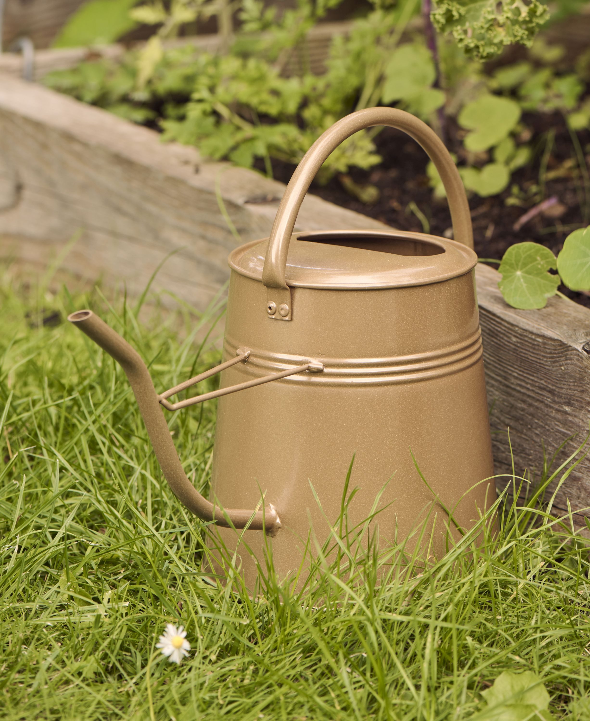 Ib Laursen Gießkanne Ib Laursen - Gießkanne 2,3 Liter Metall Retro Braun 4270-14