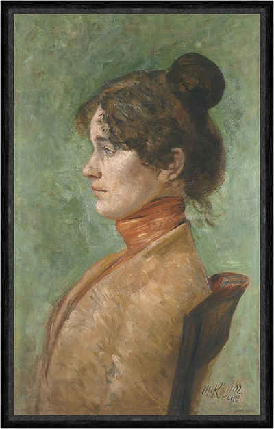 Kunstdruck Bildnis Helene Donath Max Klinger Profil Porträt 1902 Faks_Werbung 140, (1 St)
