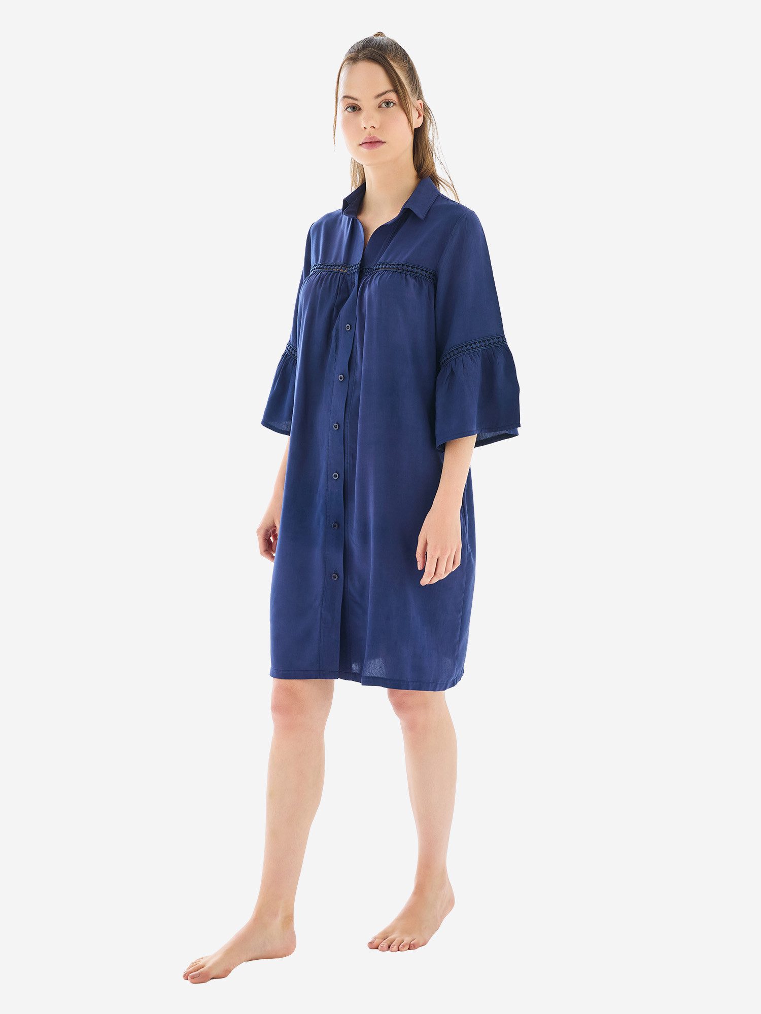 Goldenbay Shirtkleid Women's Dress Freizeitkleid Sommer Shirt-kleid