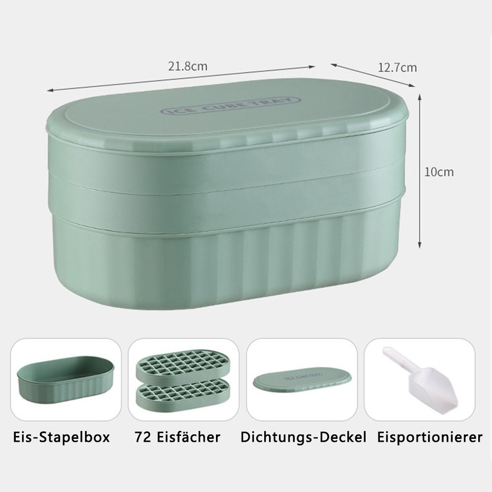 Dekorative Eiswürfelform Home Eis Eis Schaufel mit Kapazität Lagerung Eiswürfelform, Eis-Box