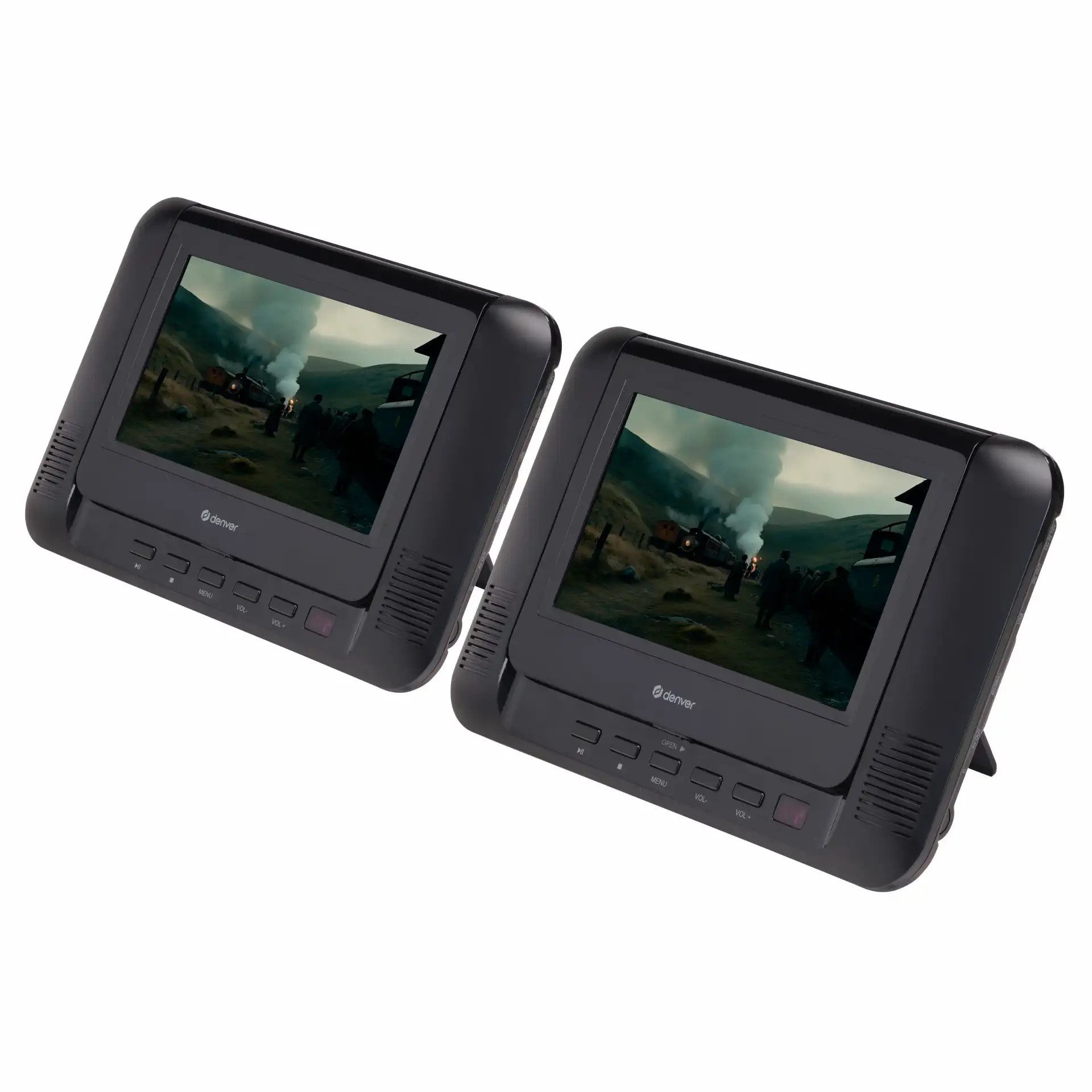 Denver Electronics MTW-793 Portabler DVD-Player (Tragbarer DVD-Player, 17,8 cm Bildschirm)