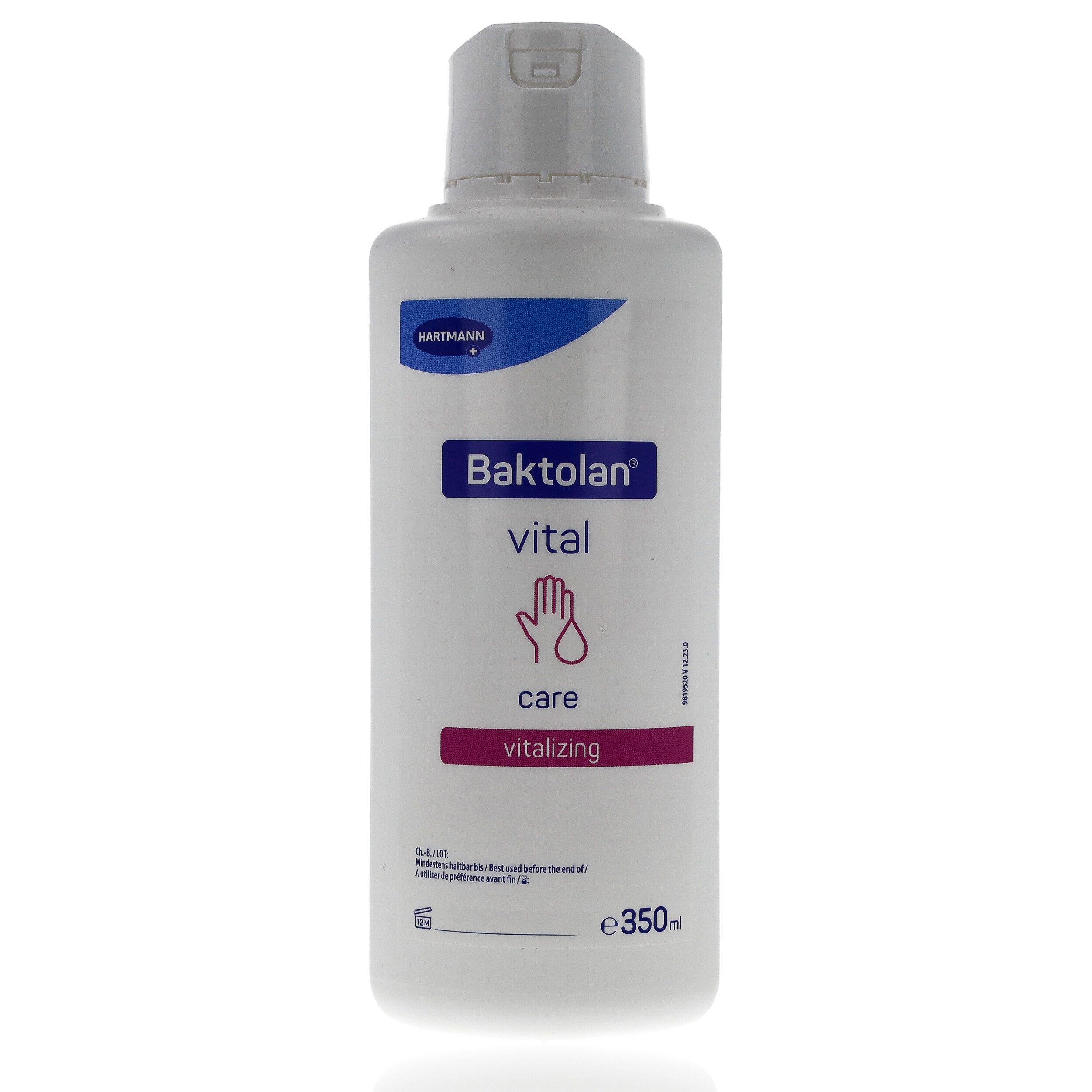 PAUL HARTMANN AG Hautpflegegel Baktolan vital - durchblutungsförderndes Hydrogel 350ml belebt & fördert die Hautelastizität, 1-tlg., ideal zur Dekubitusprophylaxe