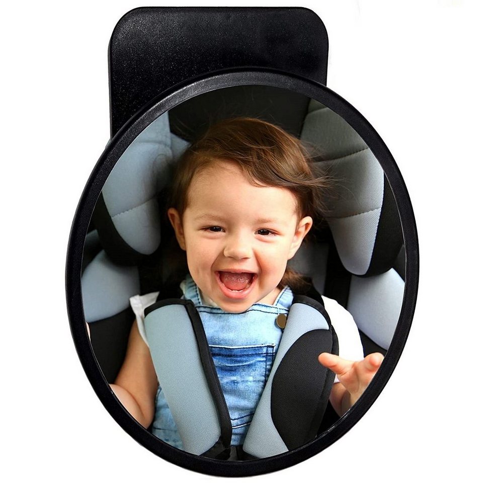 360° Rücksitz Spiegel Saughalter Baby Rückspiegel Kinder Spiegel 35 x 20 x 4 cm