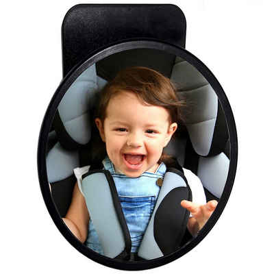 MAVURA Spiegel MAVURAKids Rücksitzspiegel Baby Auto Spiegel Babyspiegel 360° schwenkbar Rücksitz Halterung für Kopfstütze Rückspiegel Crash Test bruchsicher