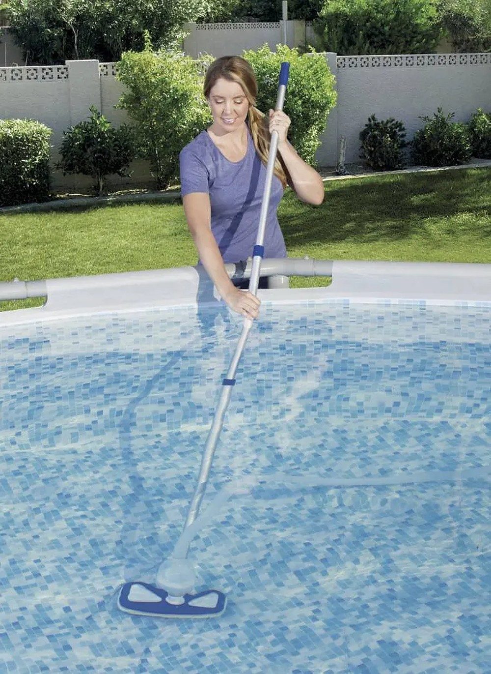 BESTWAY Pool-Reinigungsset Poolreiniger Reinigungsset, (Spar-Set, 1-St), 3in1-Set, korrosionsbeständig, einfache Montage