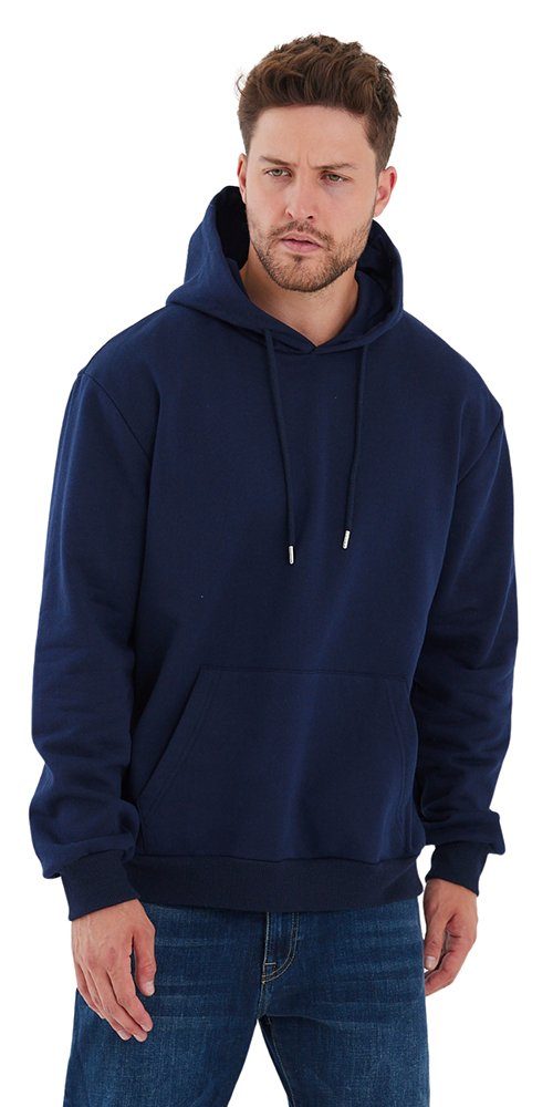 COMEOR Kapuzenpullover Herren Hoodie Sweatshirt mit Kapuze Dunkelblau