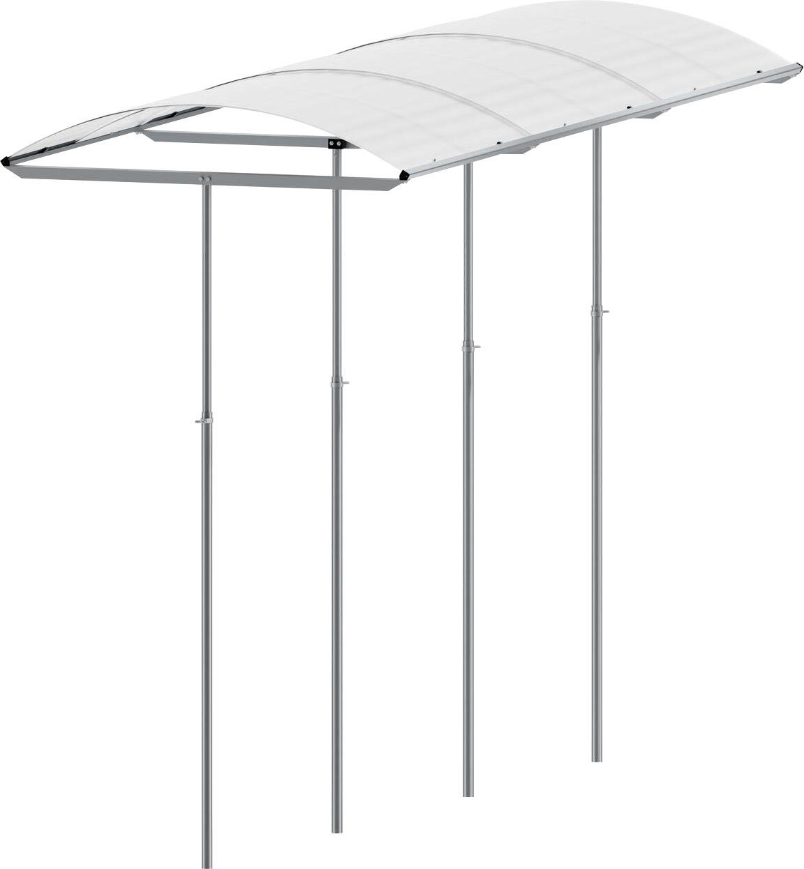 Beckmann Pflanzenschutzdach Modell 1, BxTxH: 112 x 300 x 180 cm, höhenverstellbar 80-180 cm