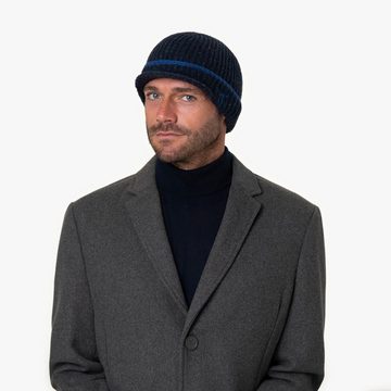 Stetson Beanie (1-St) Strickmütze mit Umschlag, Made in Italy