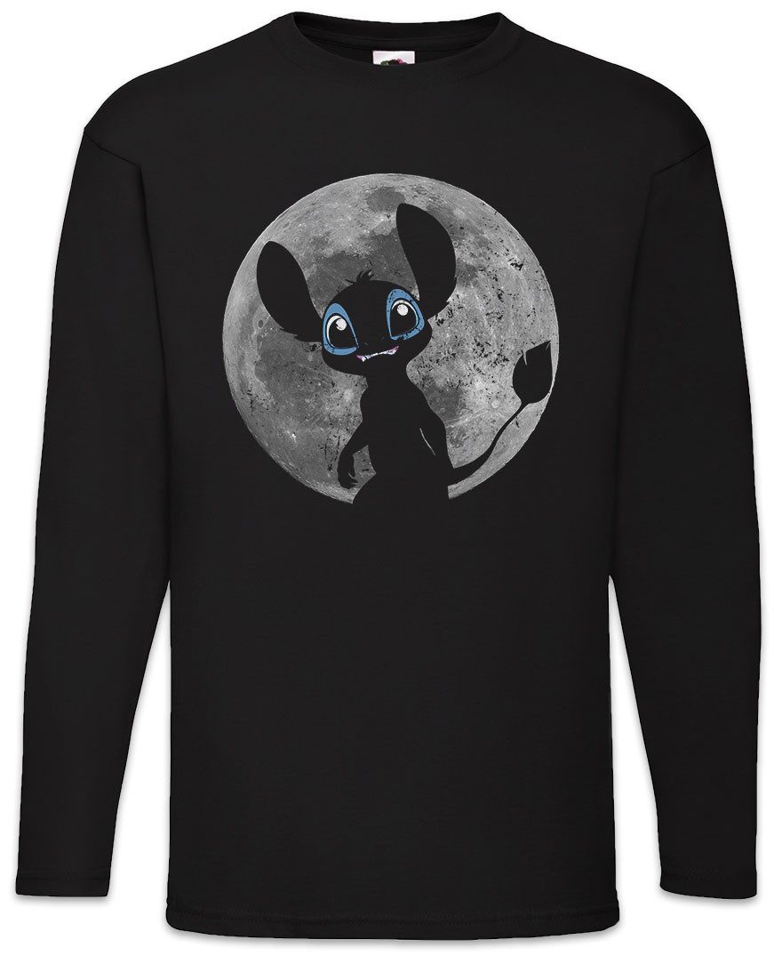 Langarmshirt 626 Moon Langarm T-Shirt Mond Lilo Pelekai Nani Stitch Sci-Fi Kult