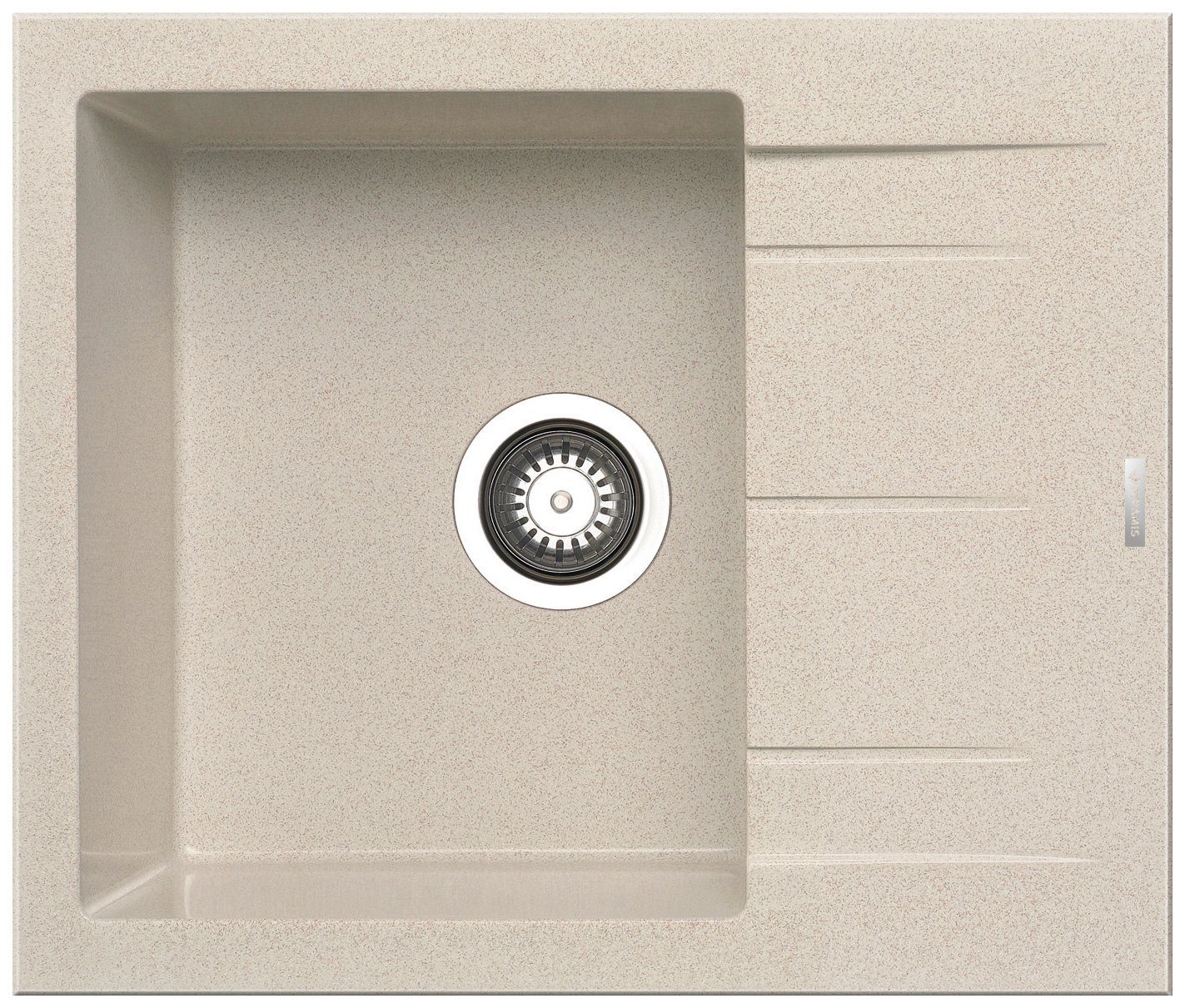 Pyramis Granitspüle Alazia, rechteckig, 59/50 cm