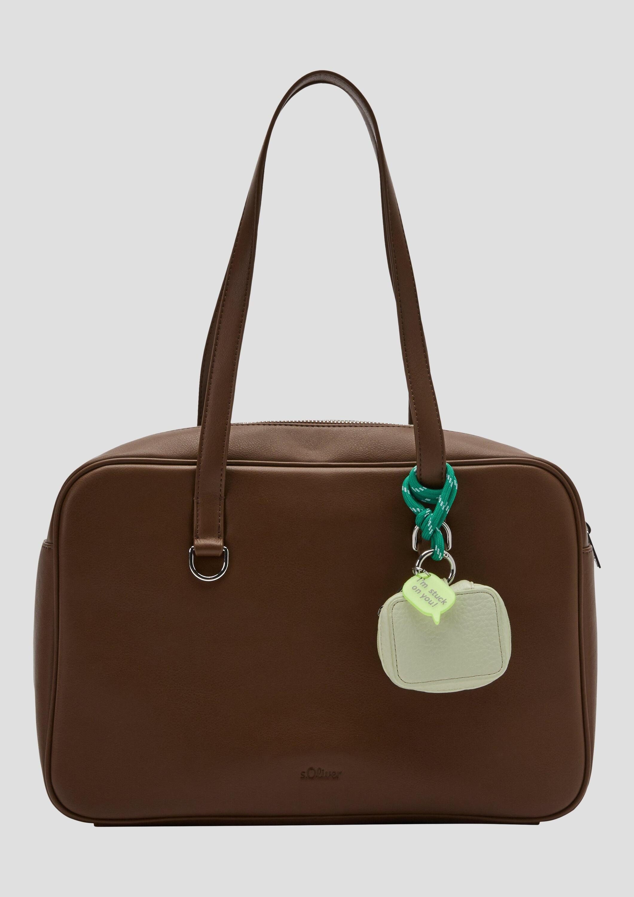 s.Oliver Handtasche Tasche, Handtasche mit abnehmbarem Pouch-Accessoire