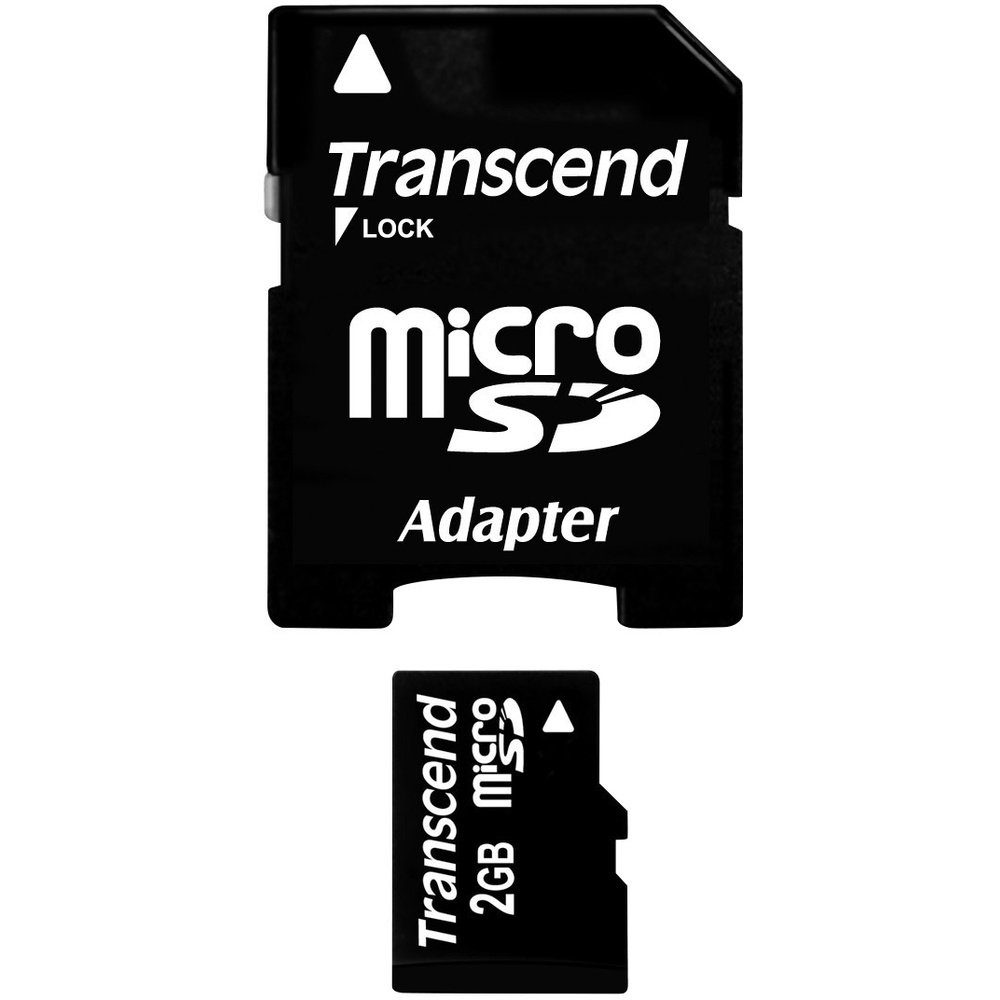 Transcend Transcend TS2GUSD microSD-Karte Industrial 2 GB Class 2 inkl. SD-Adapt Speicherkarte