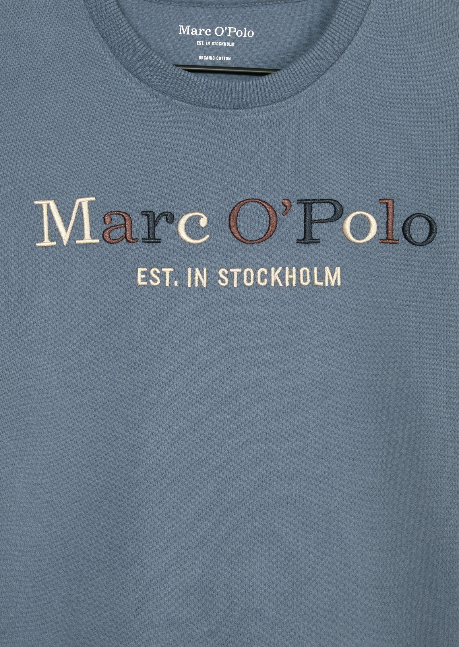 Sweatshirt Bio-Baumwolle Marc dunkelblau O'Polo aus