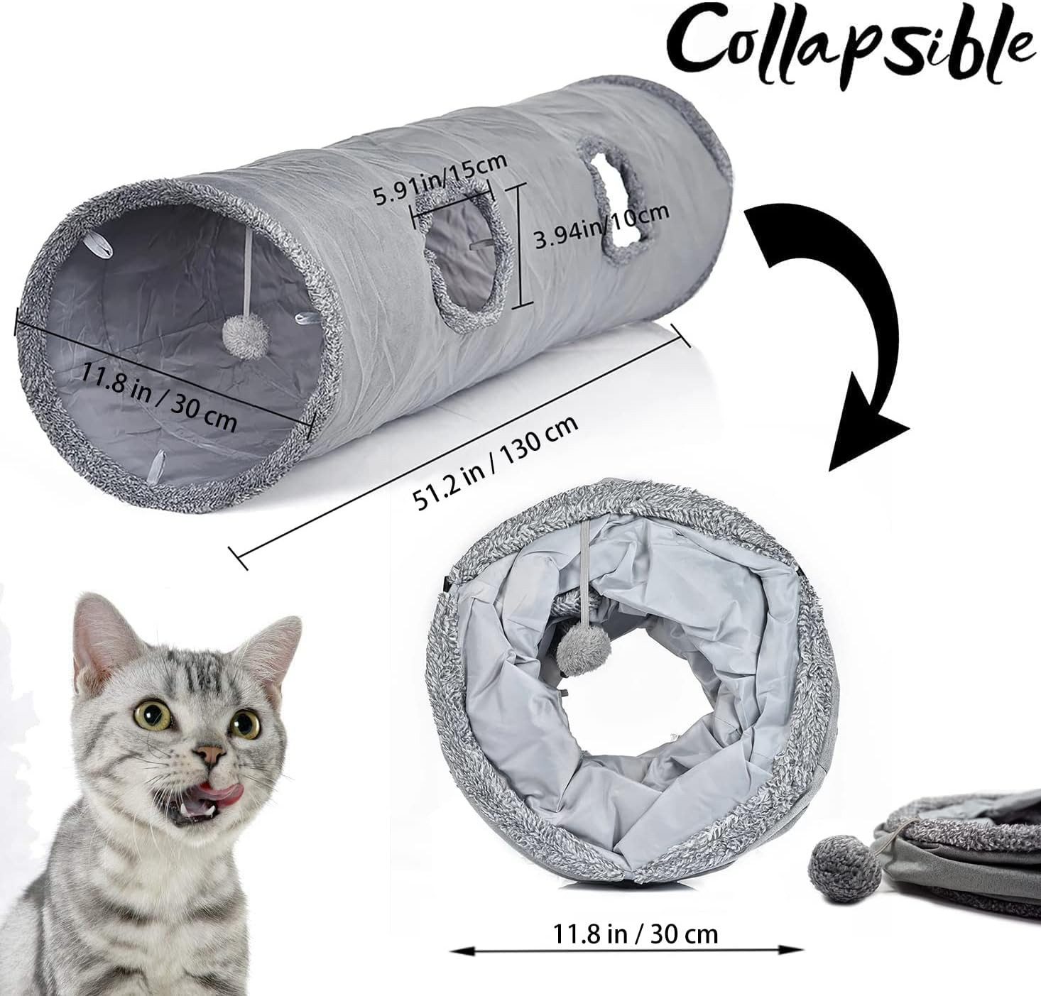 SURFOU Agility-Tunnel Faltbar Katzentunnel Katzenspielzeug mit günstig online kaufen