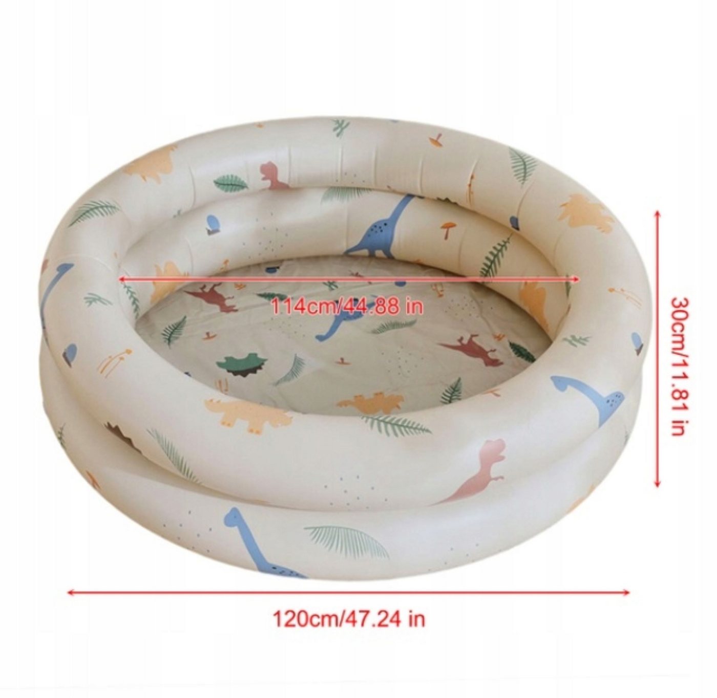 Thumbnail - Festivalartikel Schwimmbecken XXL Aufblasbarer Kinderpool Dinosaurier Strand Planschbecken